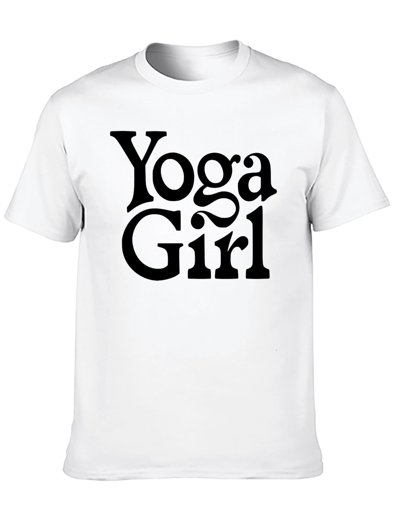 Yoga Girl T-Shirt - Black Graphic Tee