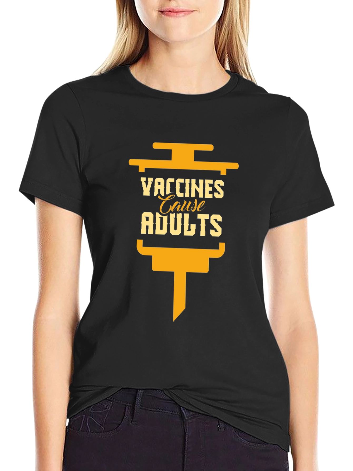 Vaccines Cause Adults T-Shirt Anti Vax Humor