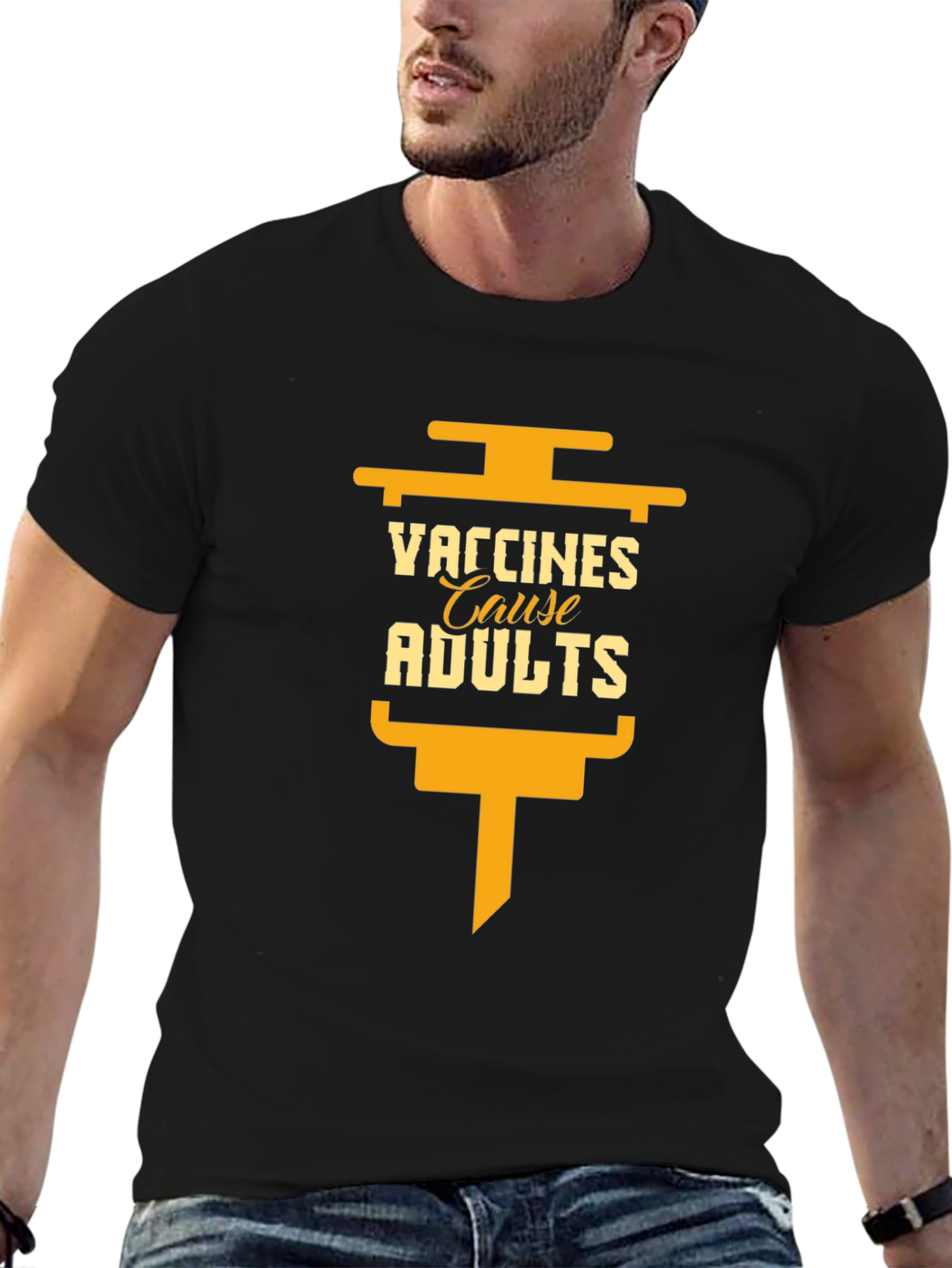 Vaccines Cause Adults T-Shirt Anti Vax Humor