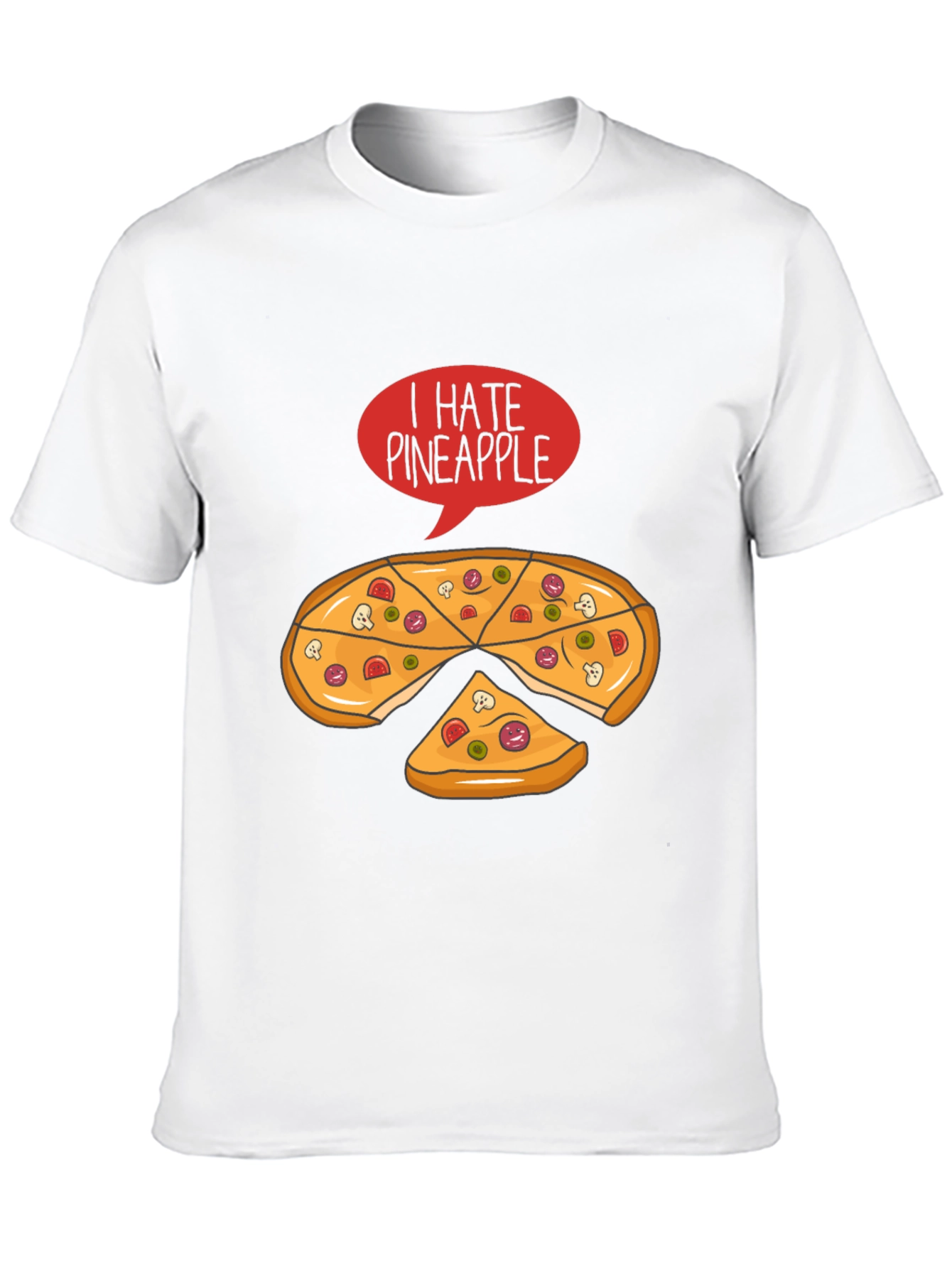 I Hate Pineapple Pizza T-Shirt