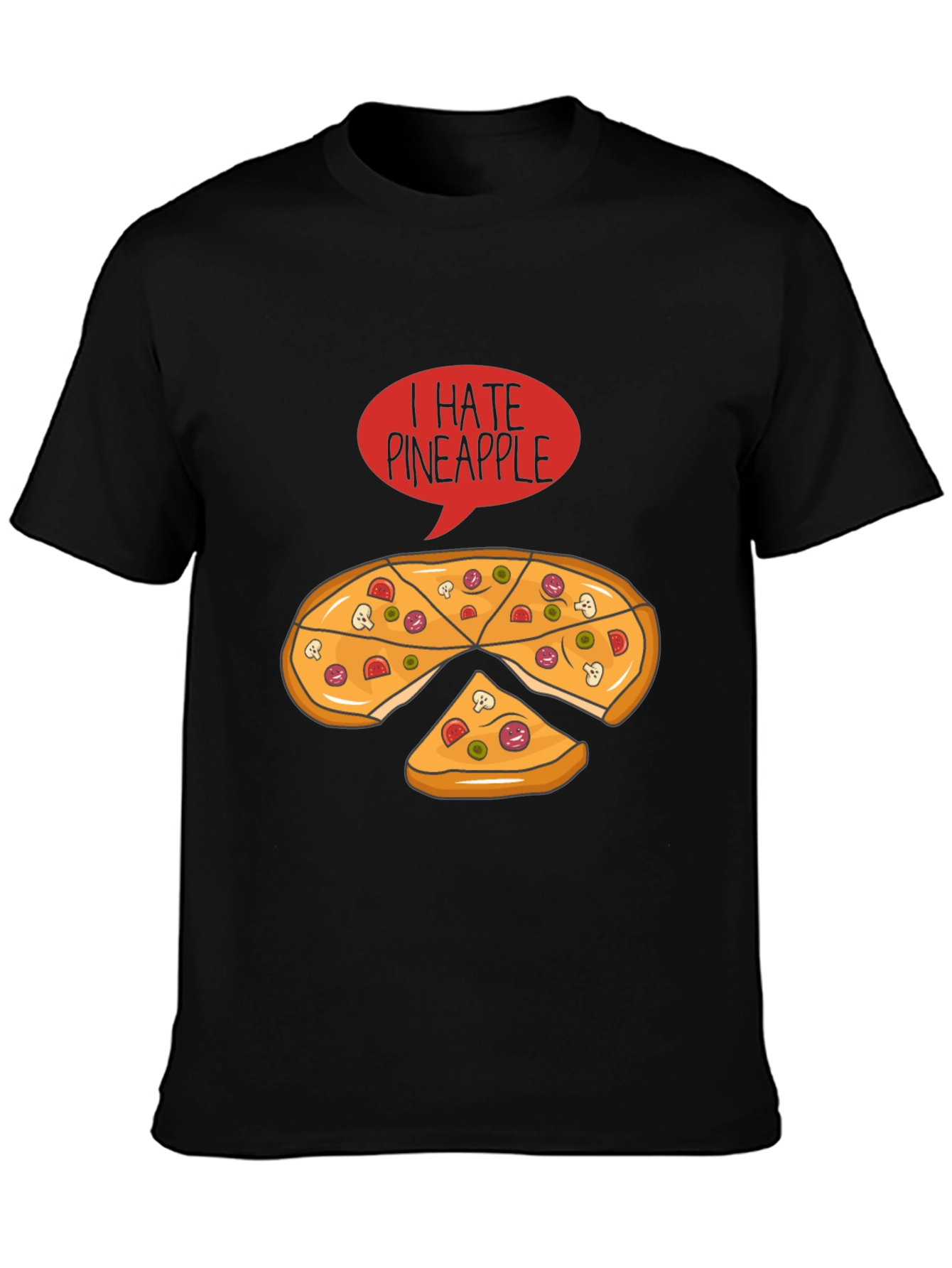 I Hate Pineapple Pizza T-Shirt