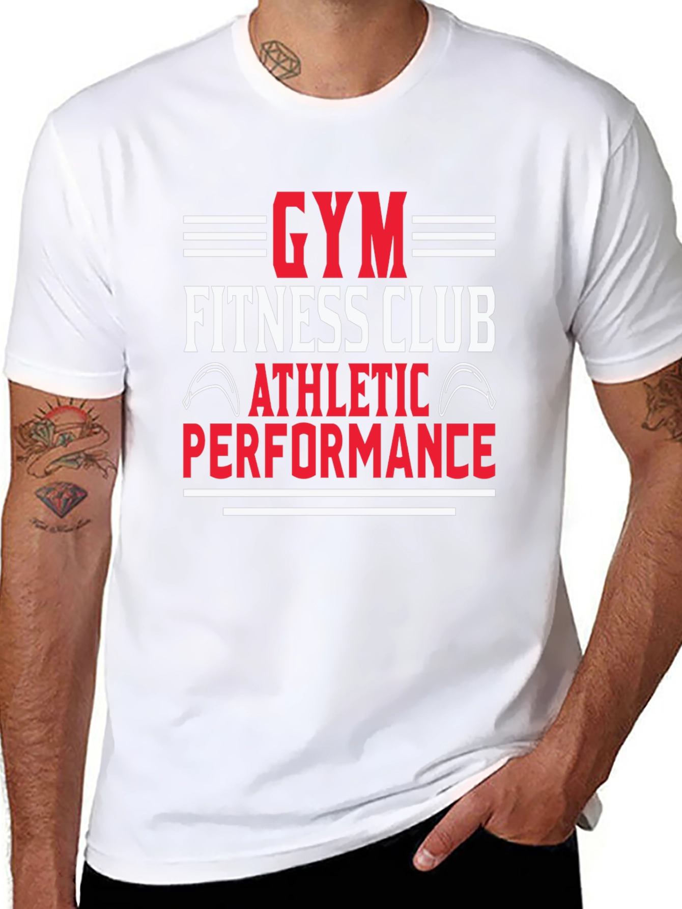 Gym Fitness Club Athletic Performance T-Shirt