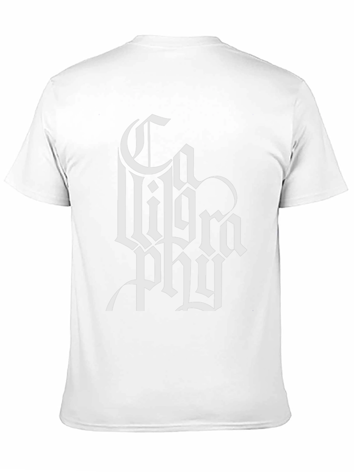 Typography Graphic Print Black T-Shirt