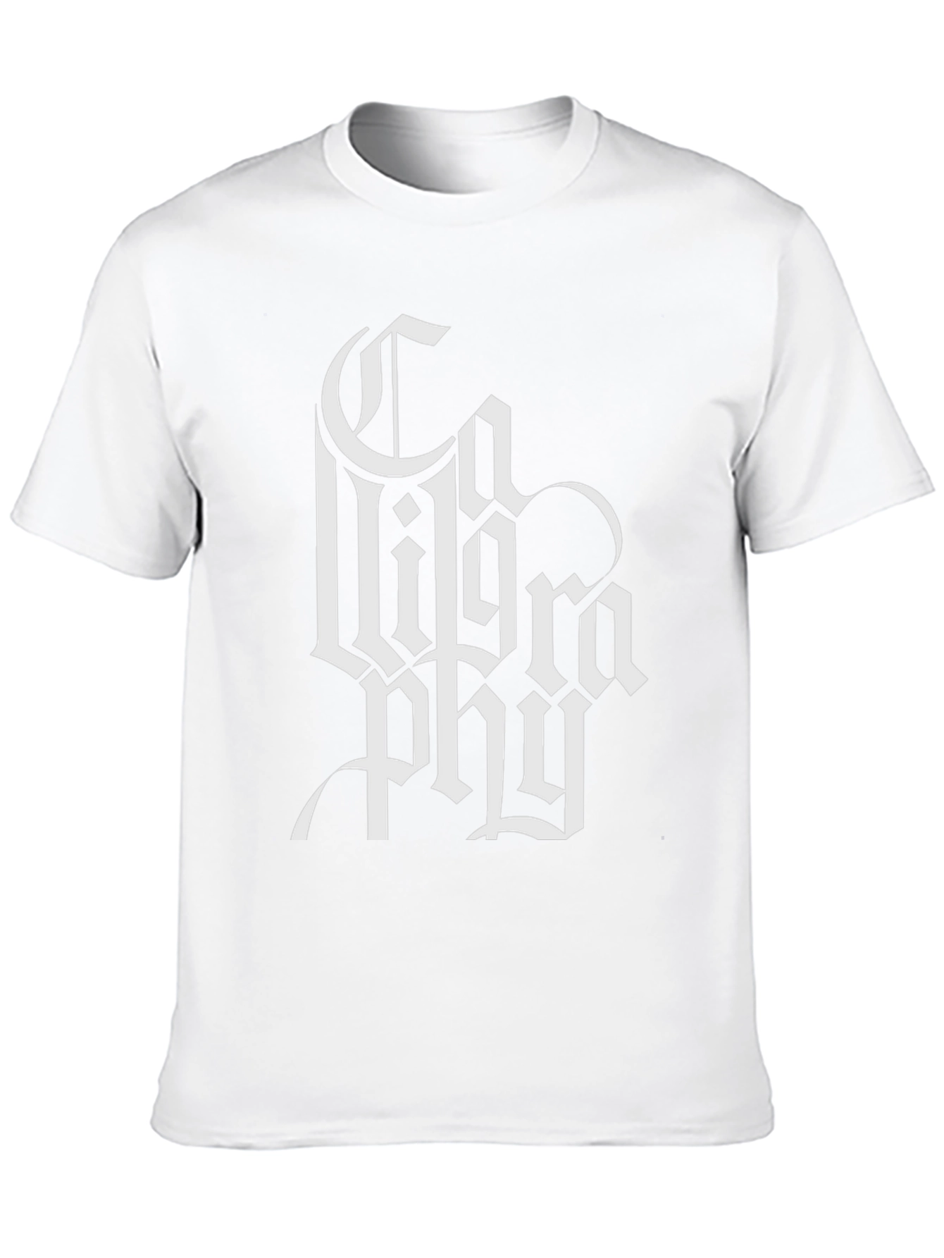 Typography Graphic Print Black T-Shirt