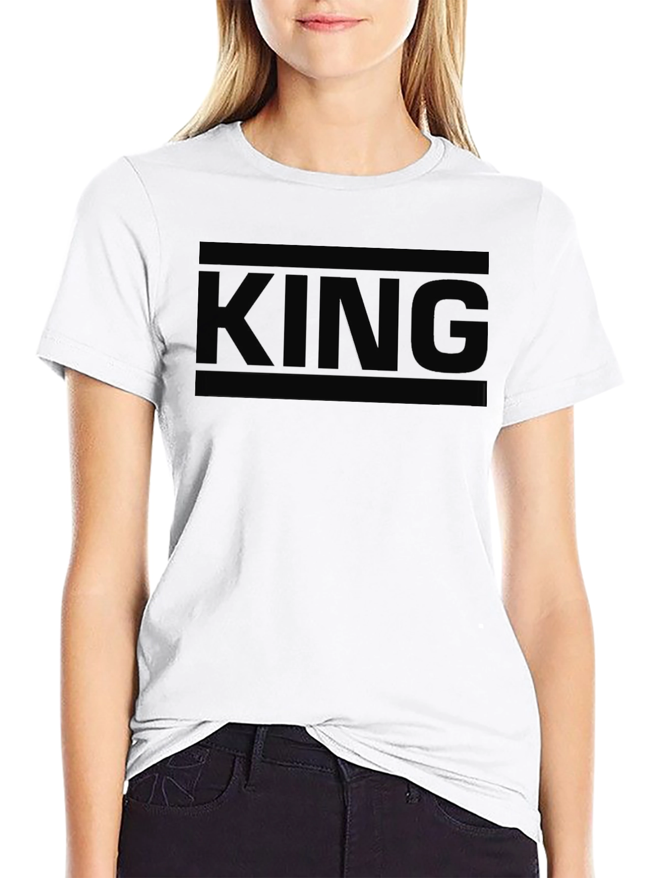King Graphic T-Shirt - Mens Black Tee