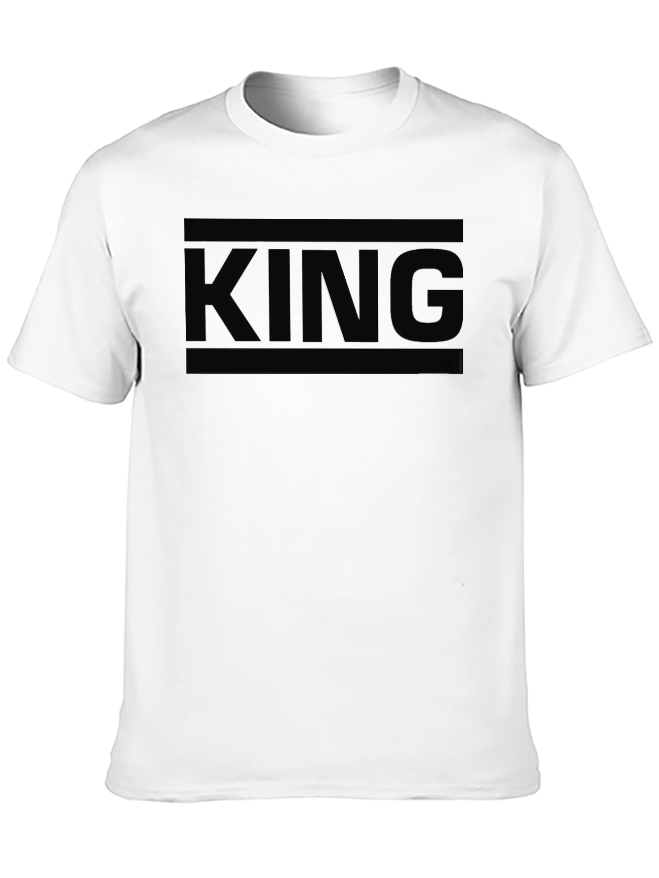 King Graphic T-Shirt - Mens Black Tee