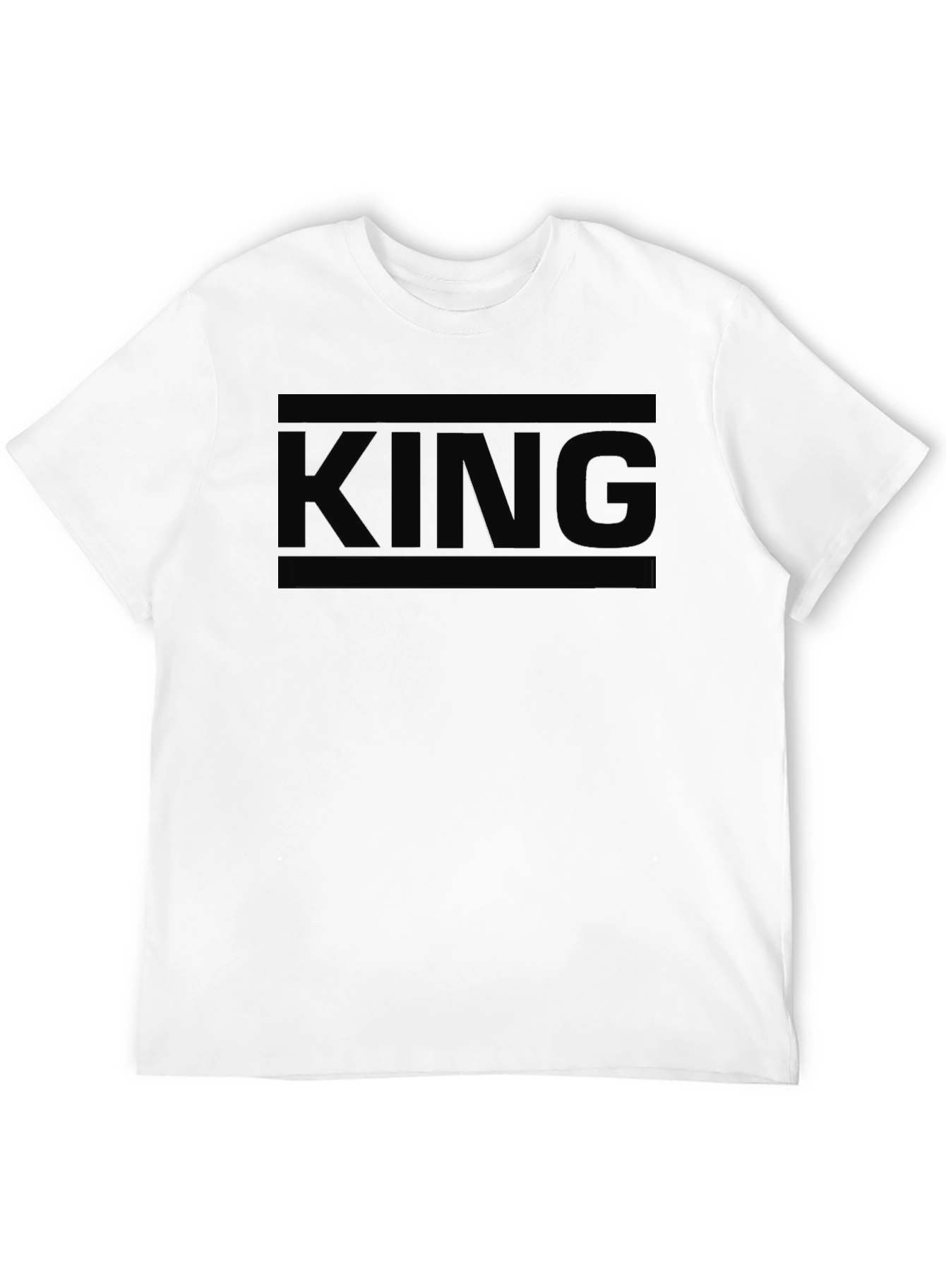 King Graphic T-Shirt - Mens Black Tee
