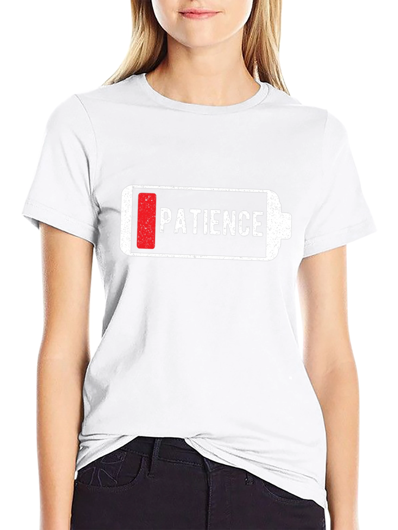 Low Patience Battery Graphic T-Shirt