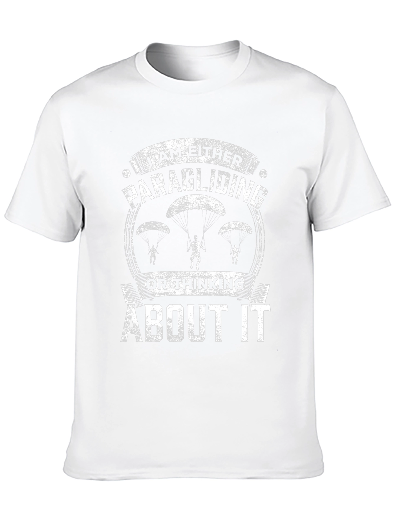 Paragliding Graphic T-Shirt - Black