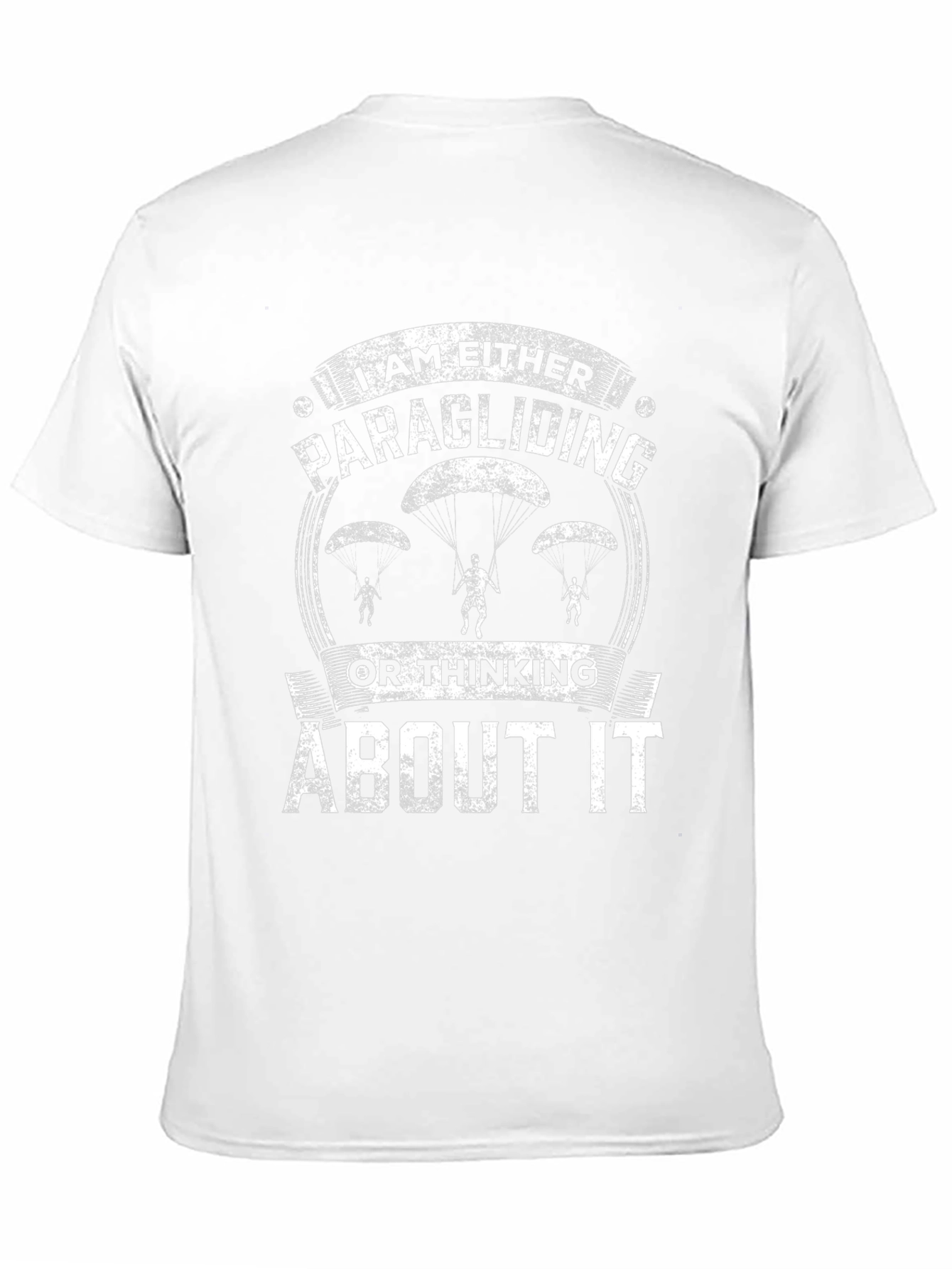 Paragliding Graphic T-Shirt - Black