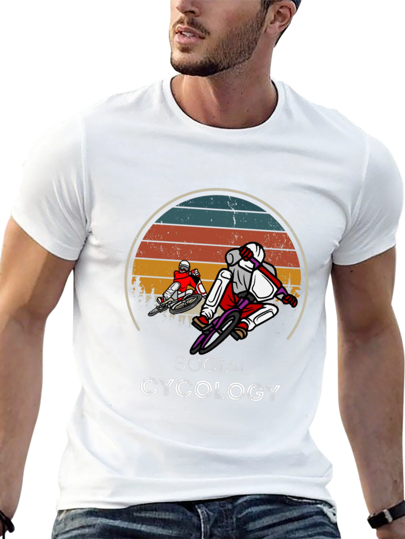 Social Cycology Graphic T-Shirt