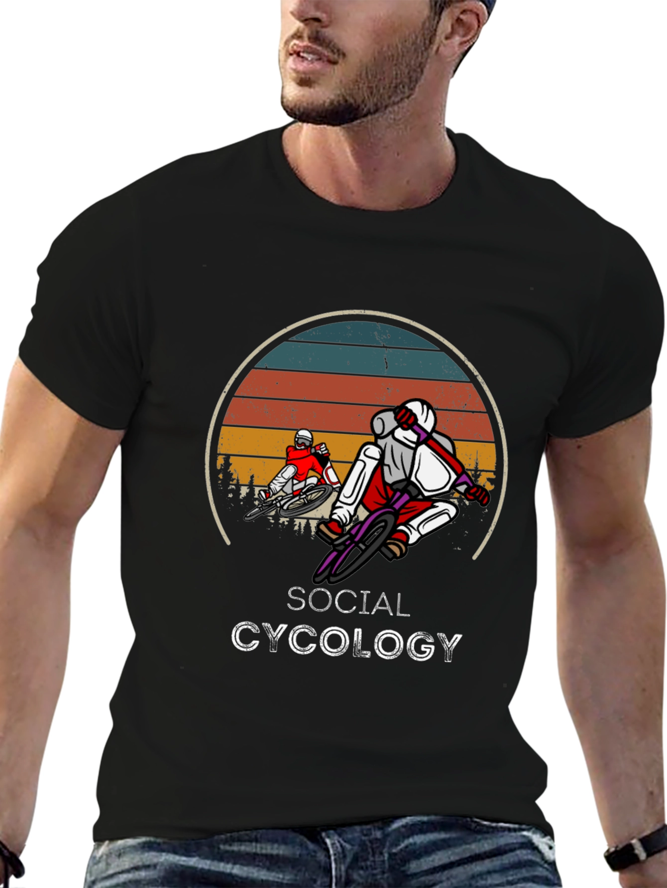 Social Cycology Graphic T-Shirt