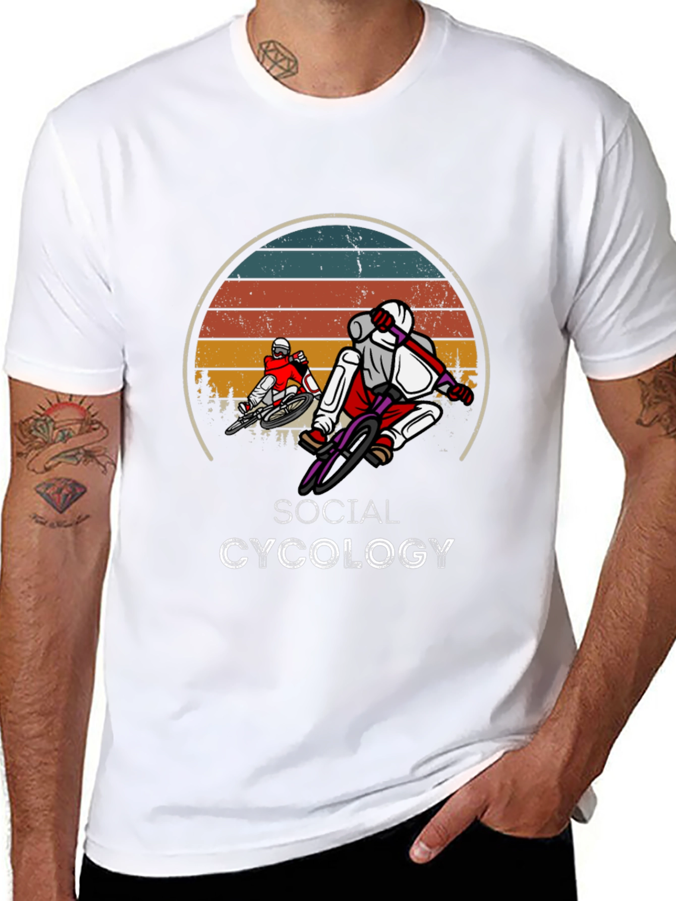 Social Cycology Graphic T-Shirt