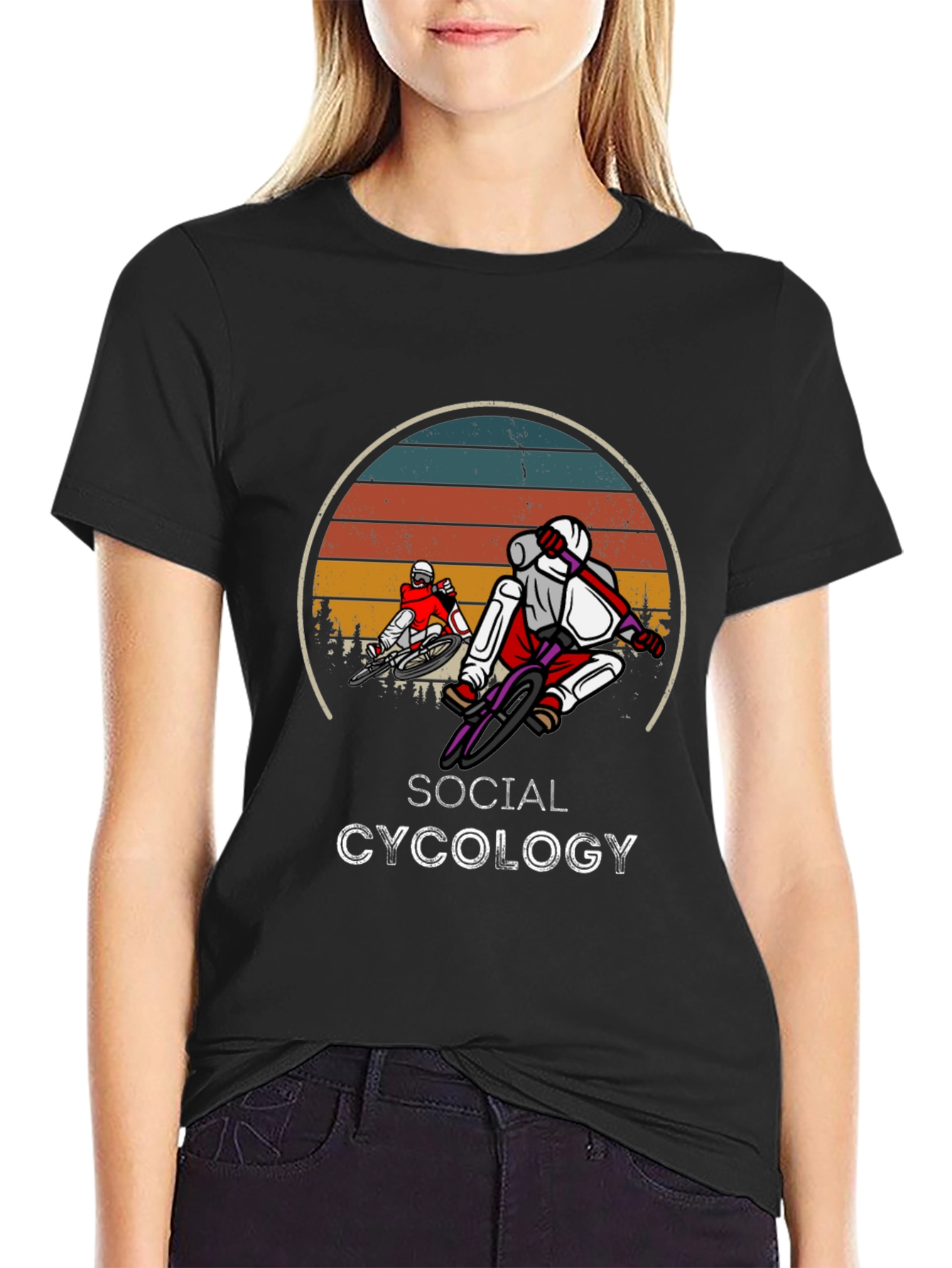 Social Cycology Graphic T-Shirt