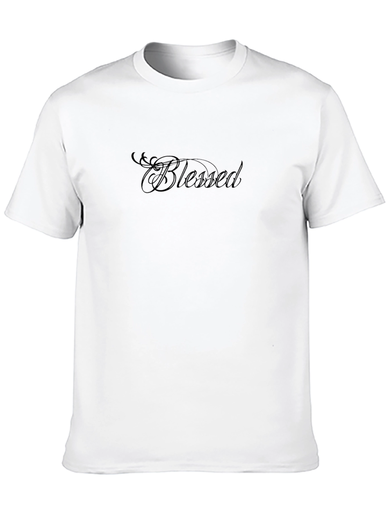Blessed Black Graphic Tee Shirt