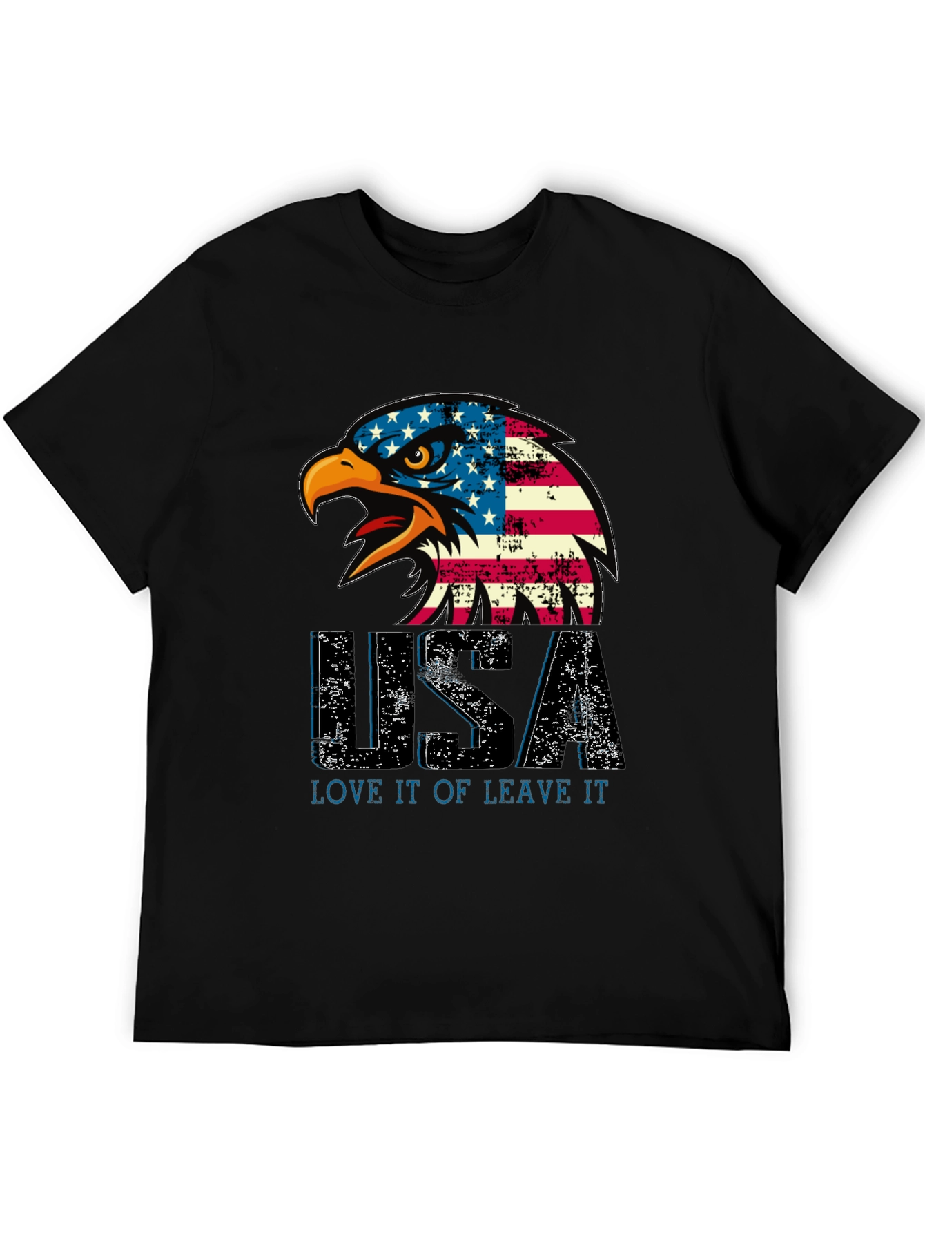 USA Eagle Patriotic Graphic Tee