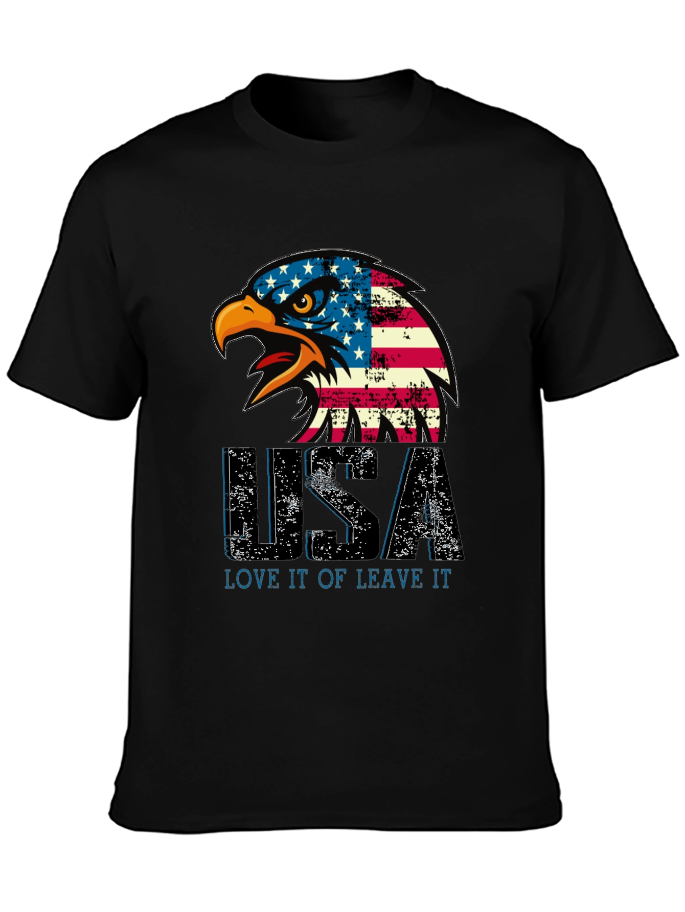 USA Eagle Patriotic Graphic Tee