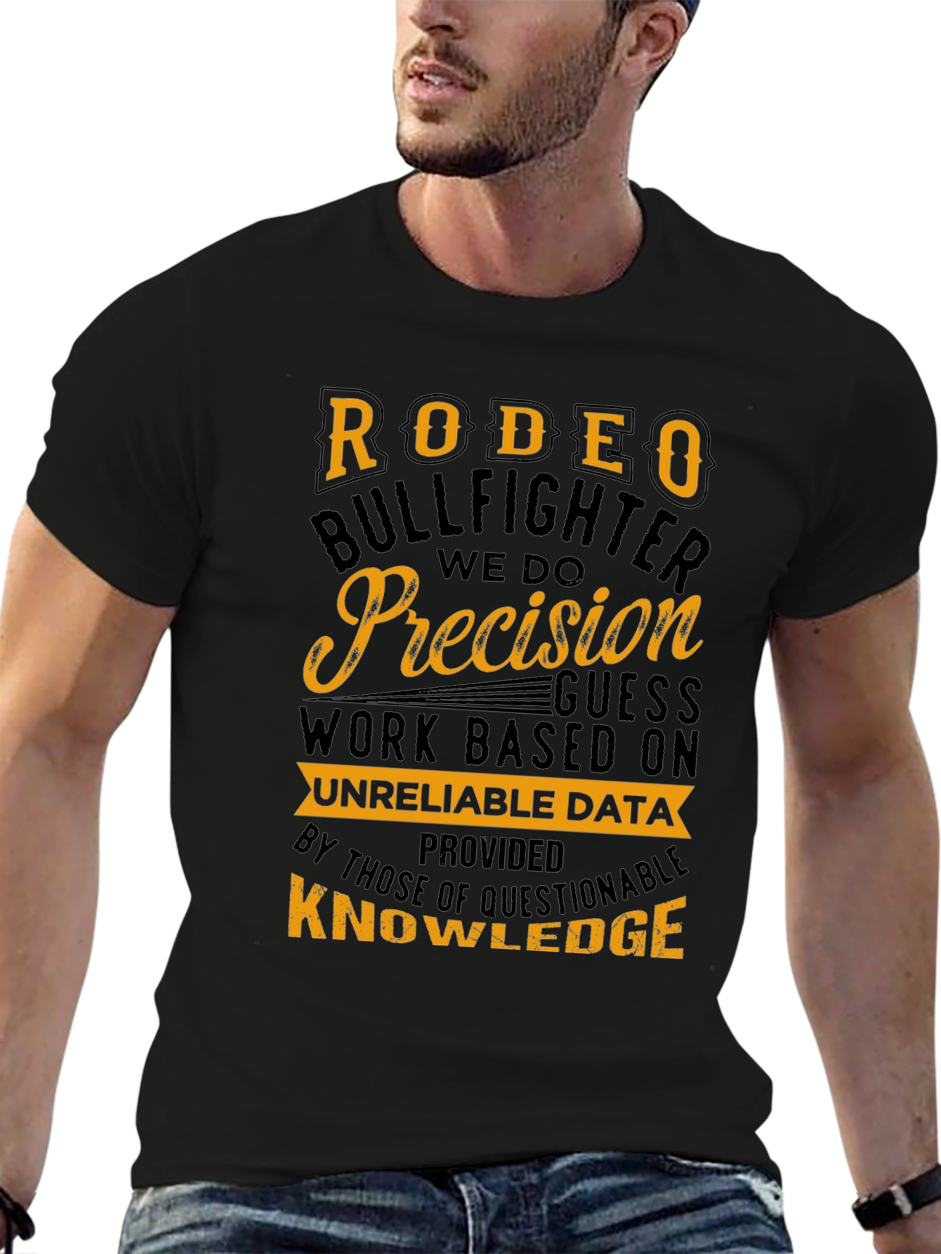 Rodeo Bullfighter Precision Graphic T-Shirt
