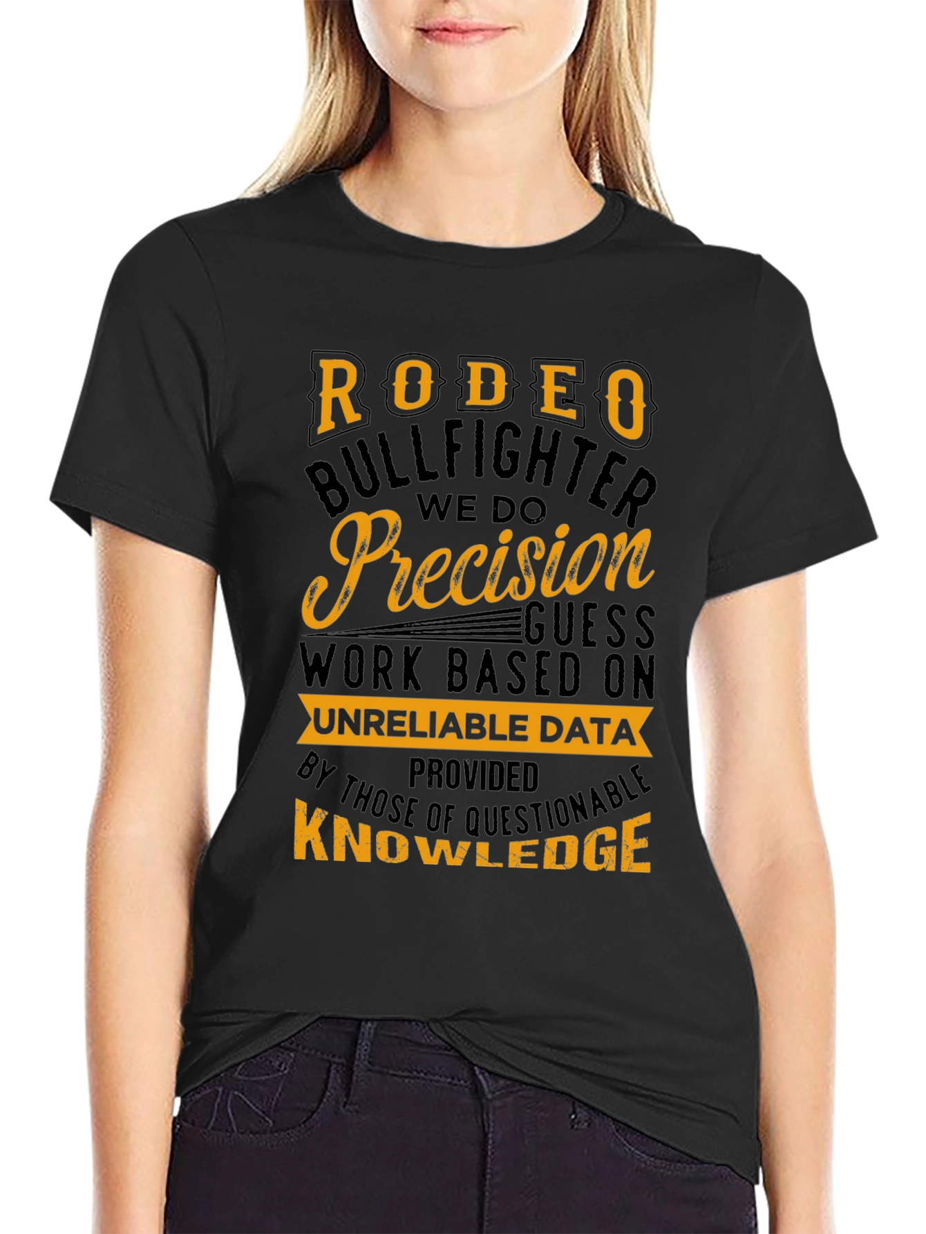 Rodeo Bullfighter Precision Graphic T-Shirt