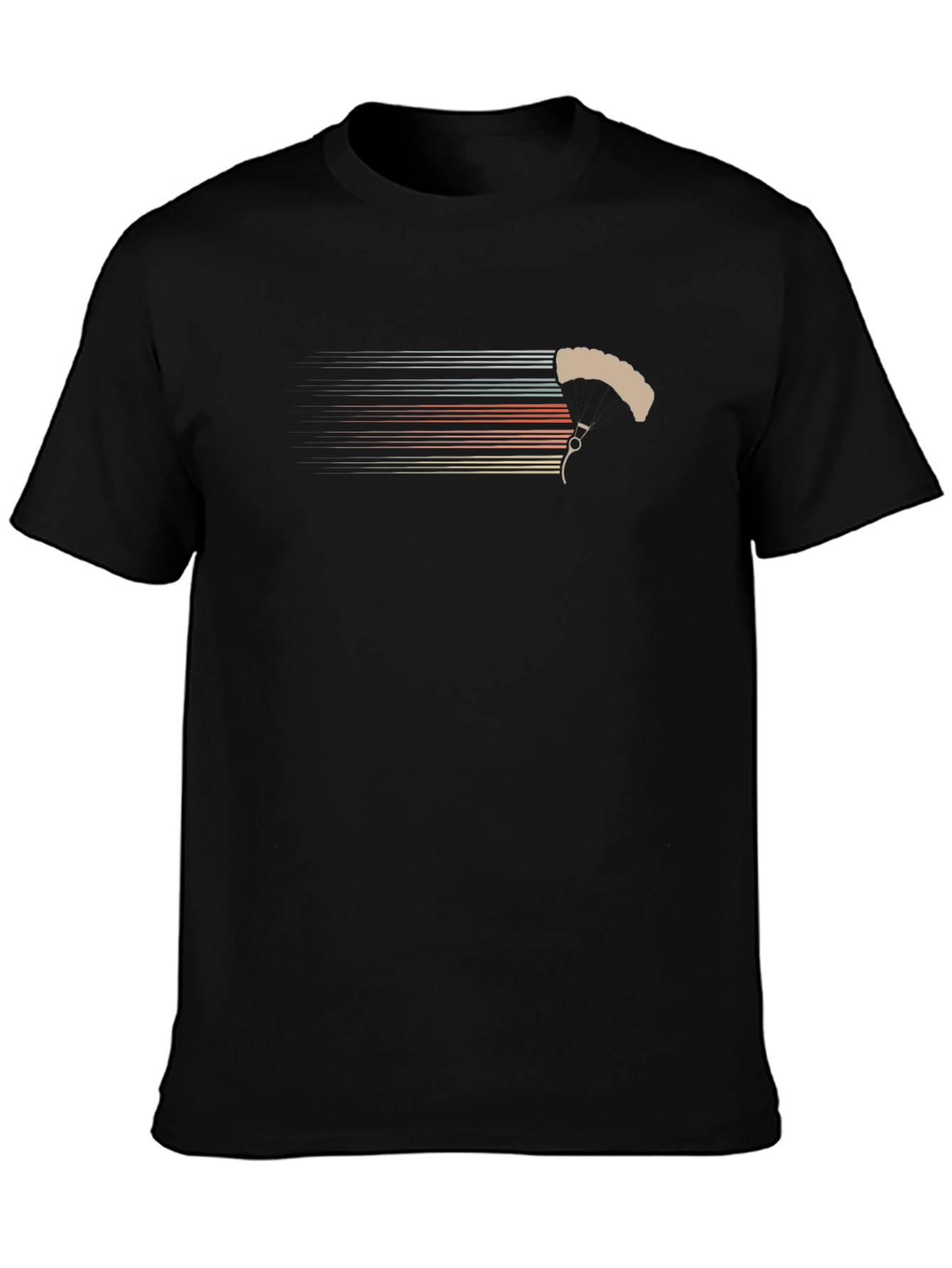 Retro Parachute T-Shirt - Skydiving Style