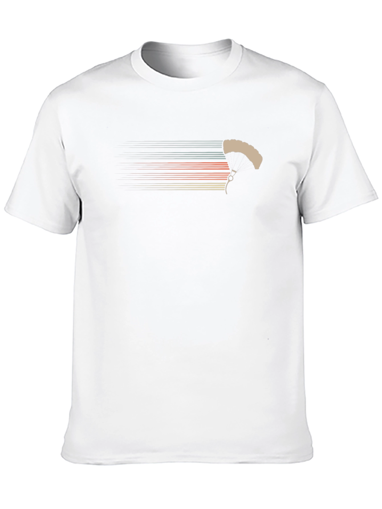 Retro Parachute T-Shirt - Skydiving Style