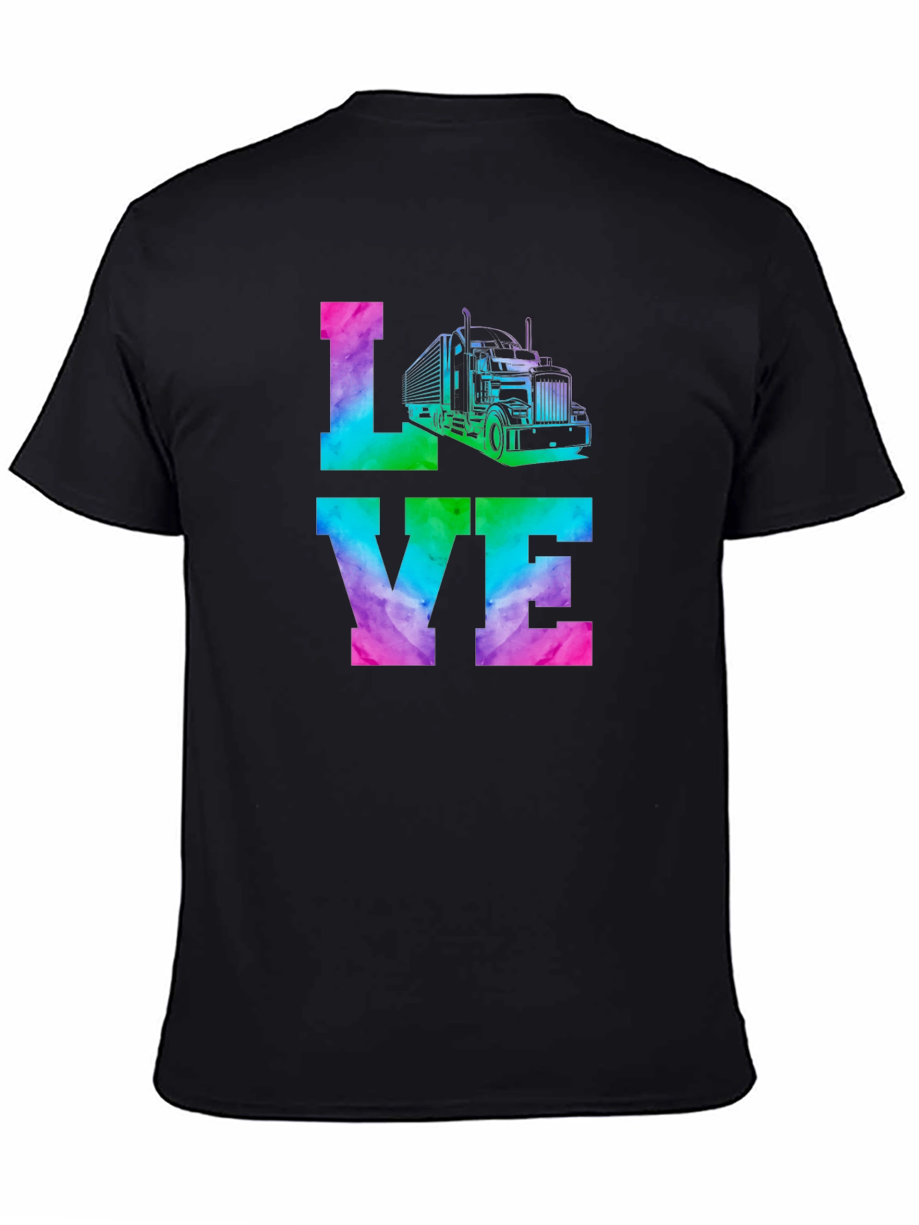 Love Trucker Tie Dye Graphic Tee