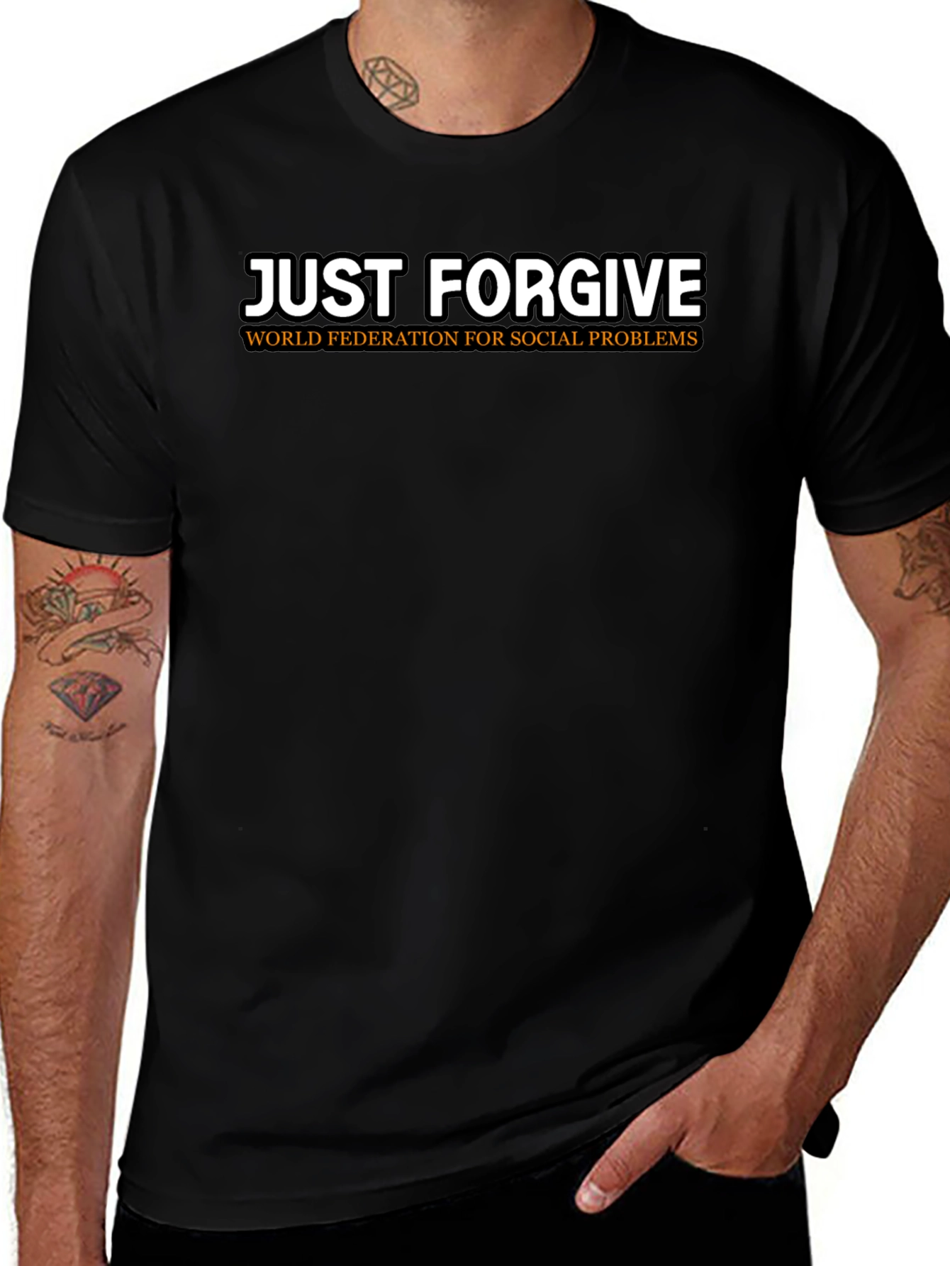 Just Forgive Black T-Shirt