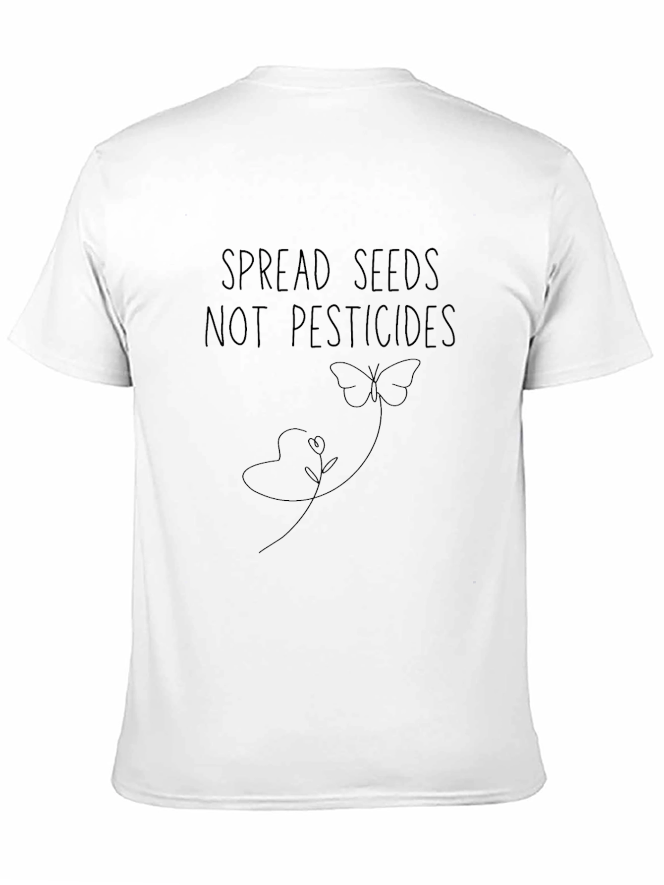Spread Seeds Tee - Black Graphic T-Shirt