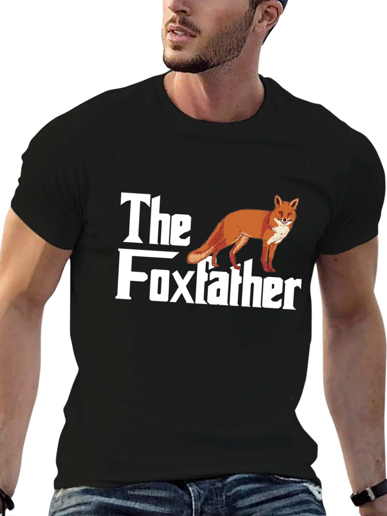 The Foxfather T-Shirt - Funny Animal Graphic Tee