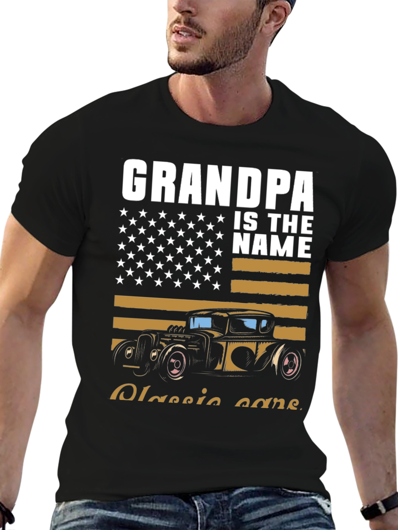 Grandpa Classic Car T-Shirt