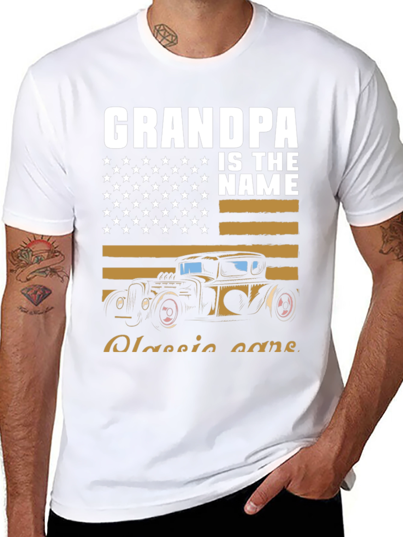 Grandpa Classic Car T-Shirt