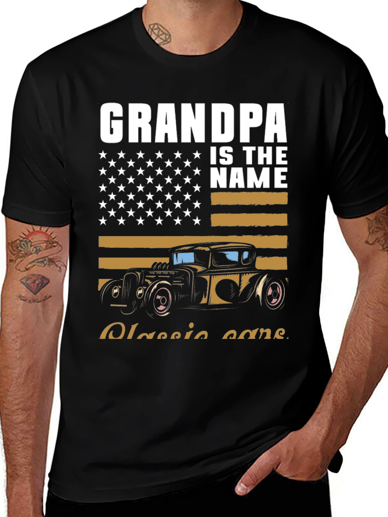 Grandpa Classic Car T-Shirt