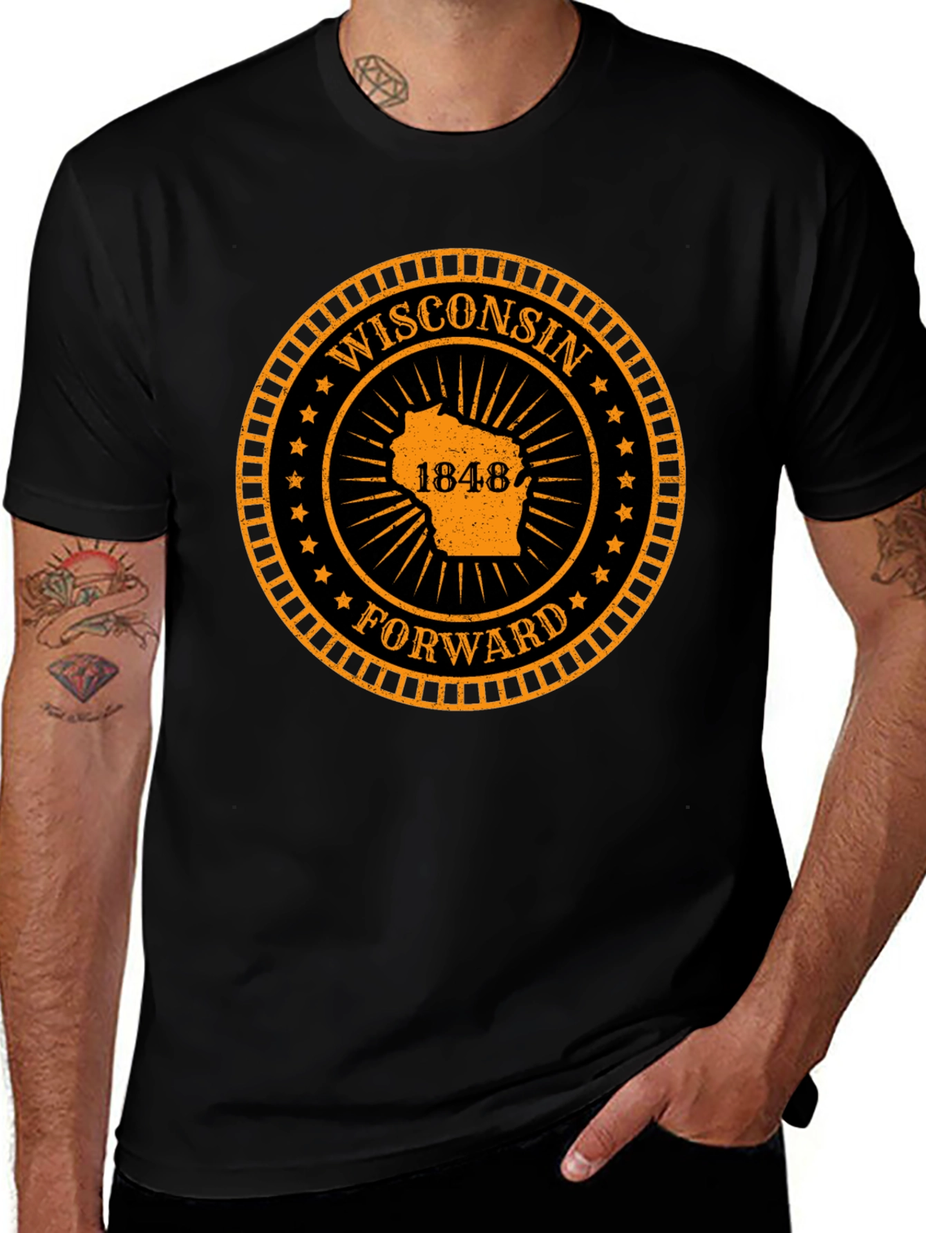 Wisconsin Forward Seal Graphic T-Shirt