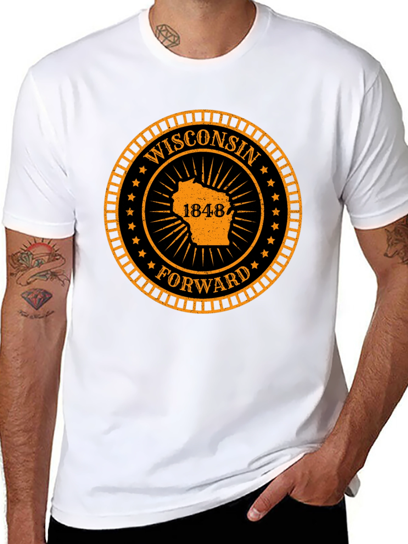 Wisconsin Forward Seal Graphic T-Shirt