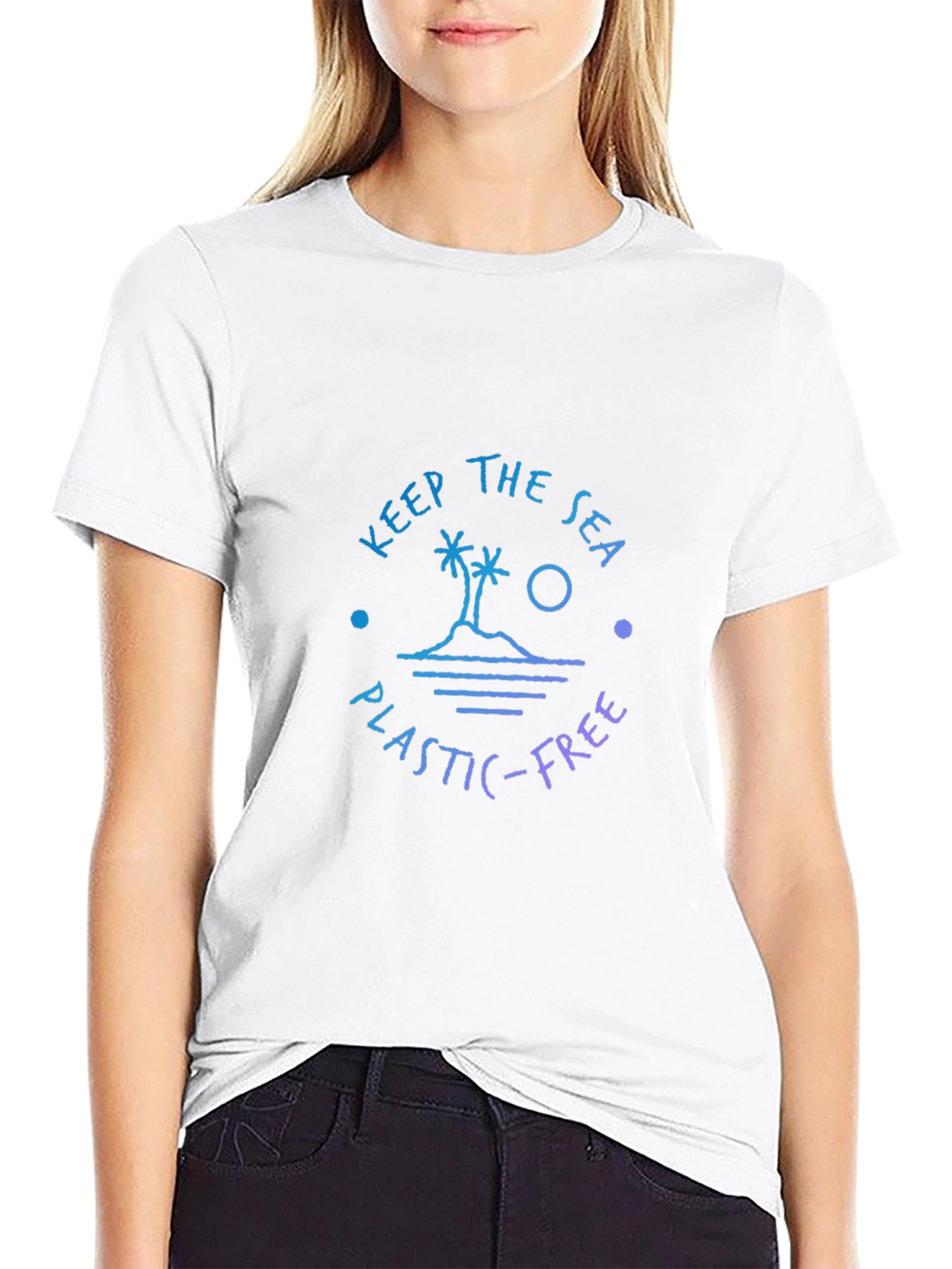 Keep the Sea Plastic-Free Graphic T-Shirt