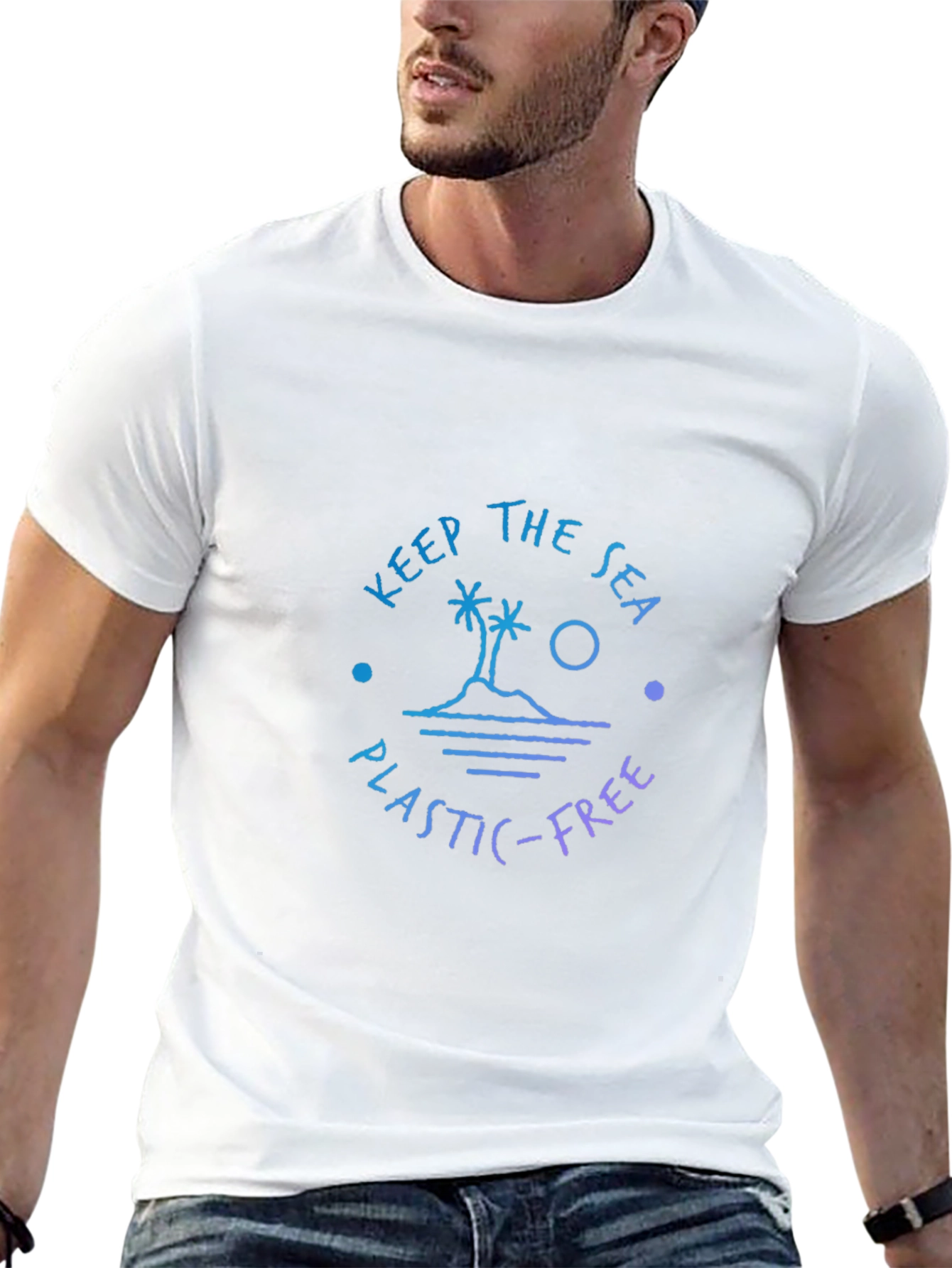 Keep the Sea Plastic-Free Graphic T-Shirt