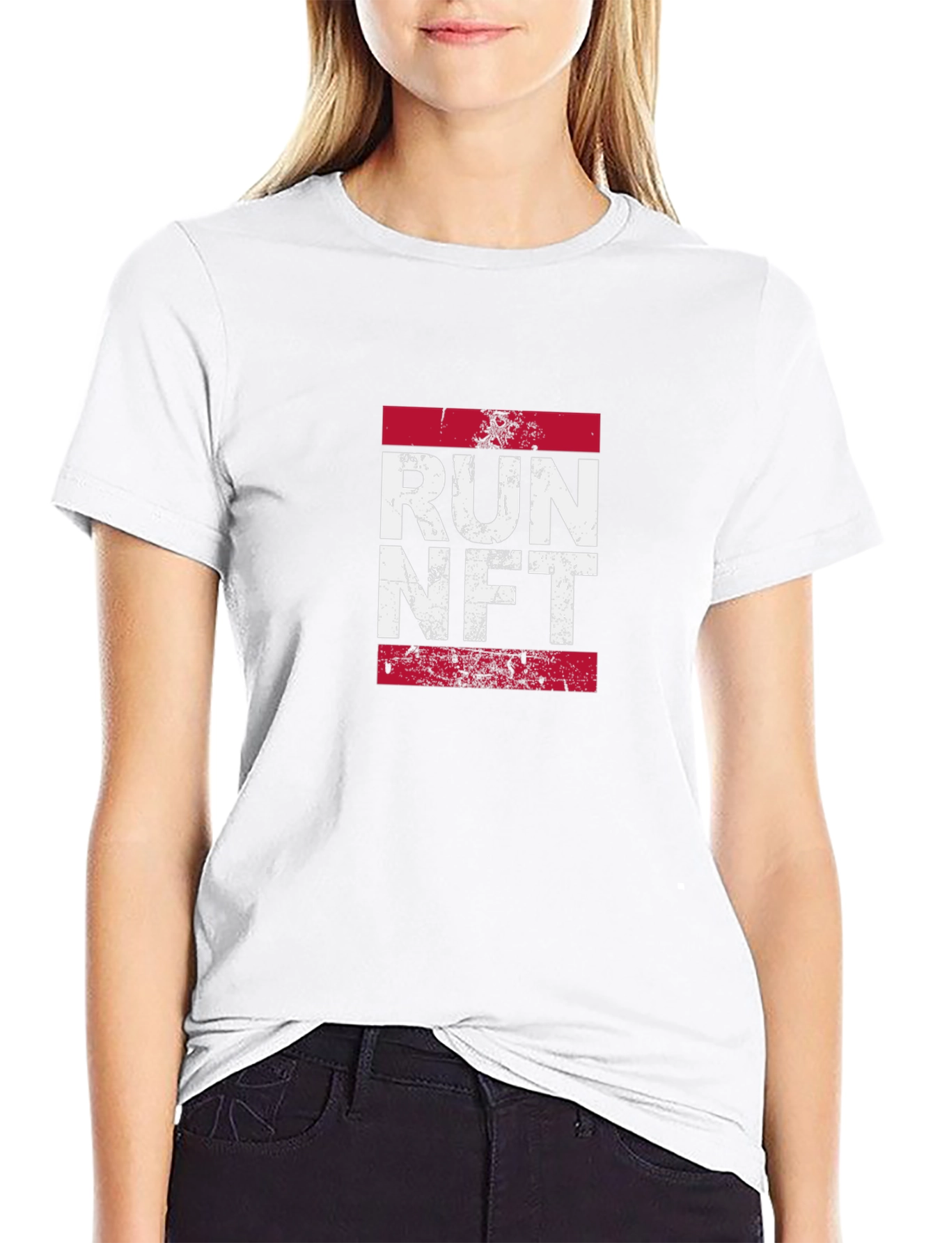 Run NFT Graphic T-Shirt - Black