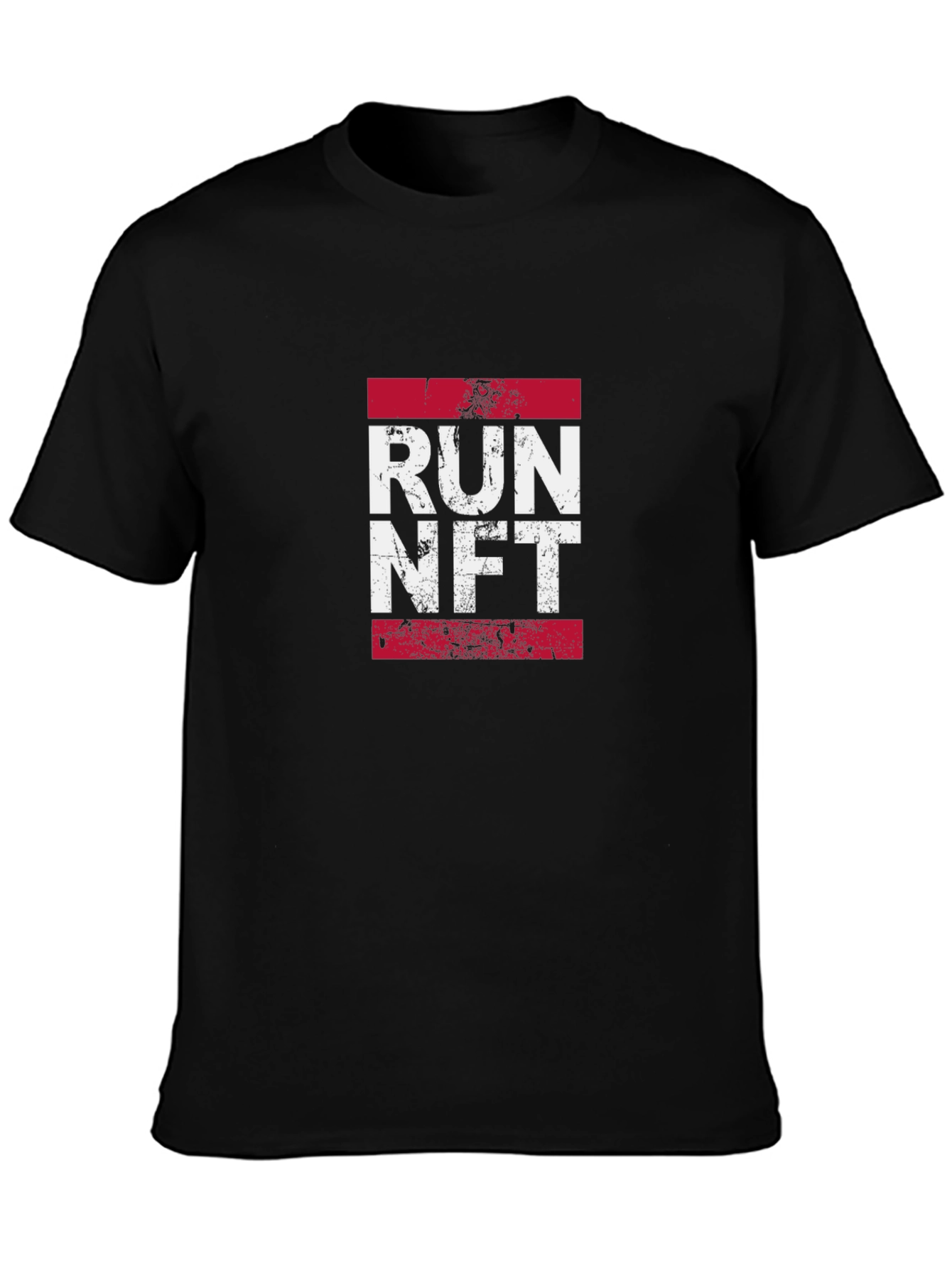 Run NFT Graphic T-Shirt - Black