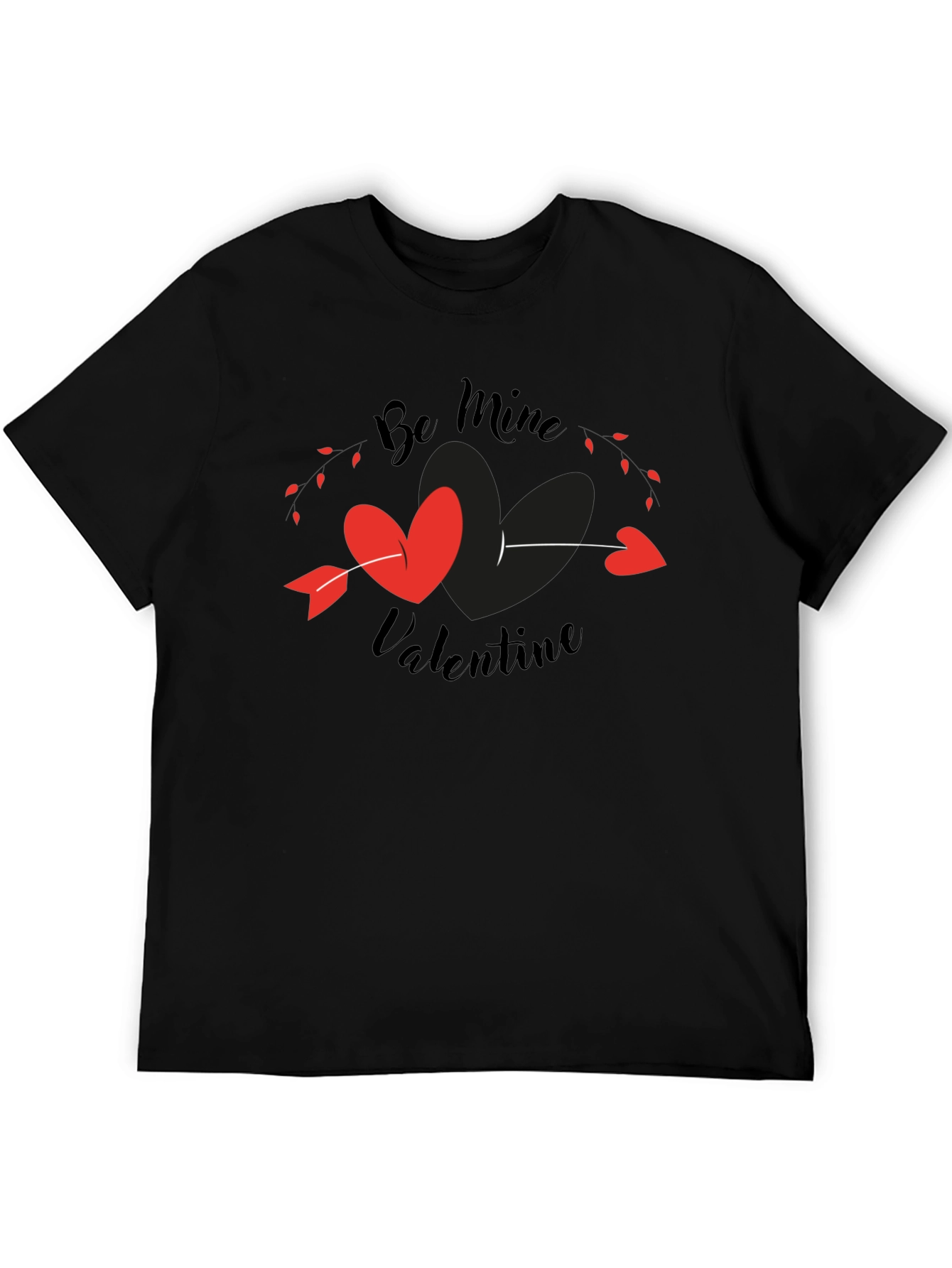 Be Mine Valentine T-Shirt - Heart Arrow Design