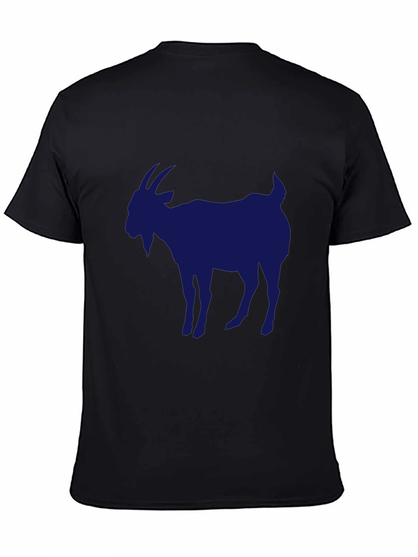Mens Black Goat Graphic T-Shirt