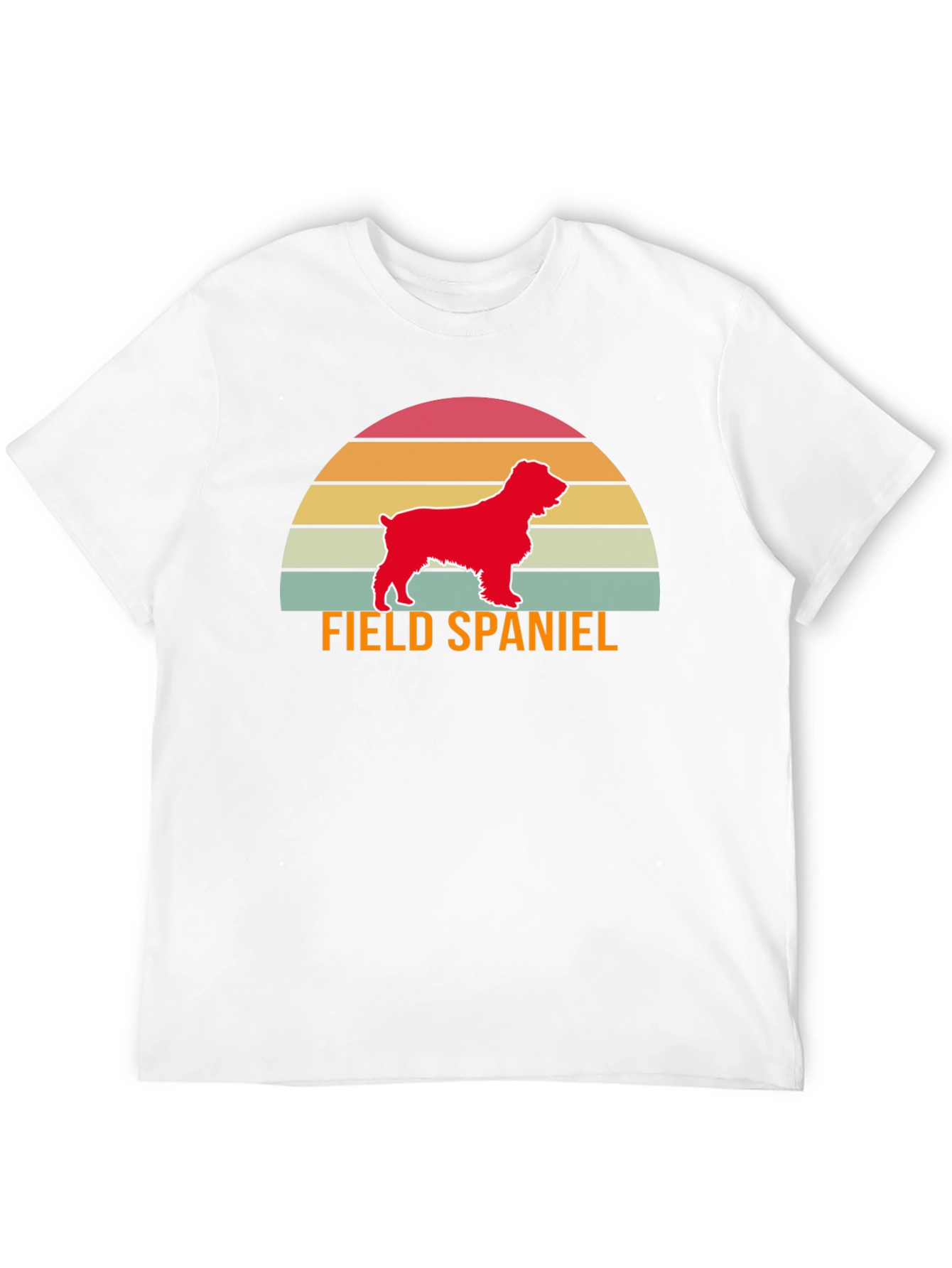 Field Spaniel T-Shirt Retro Dog Design