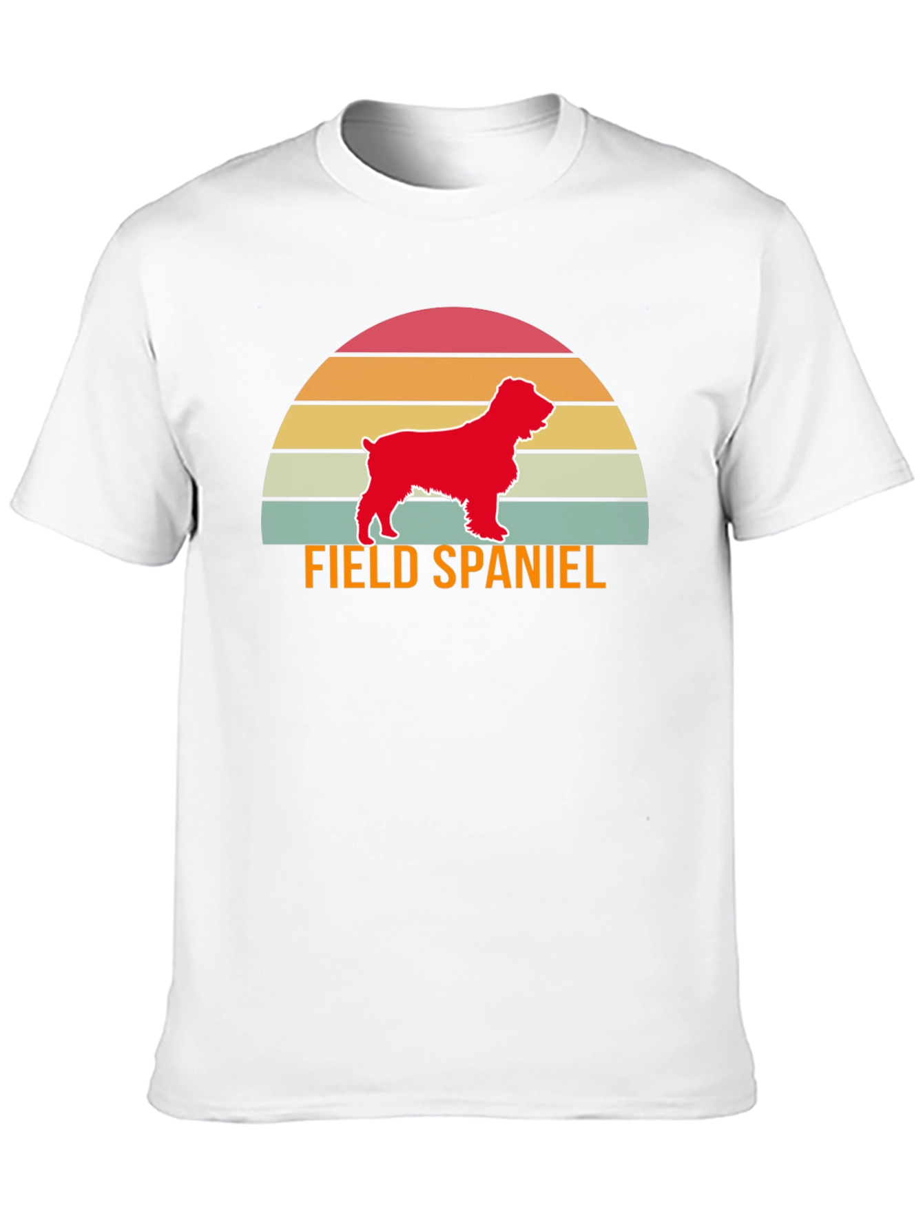 Field Spaniel T-Shirt Retro Dog Design