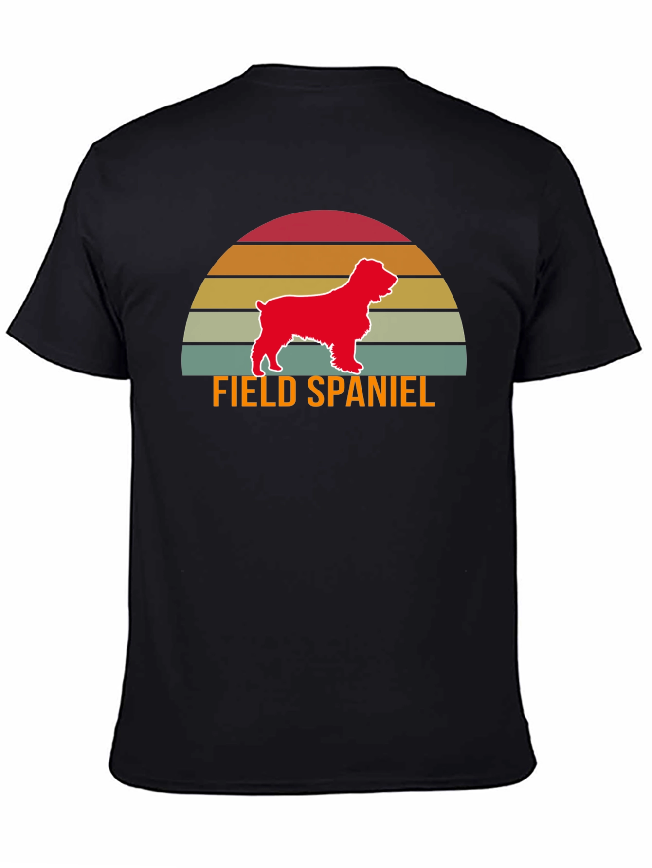 Field Spaniel T-Shirt Retro Dog Design