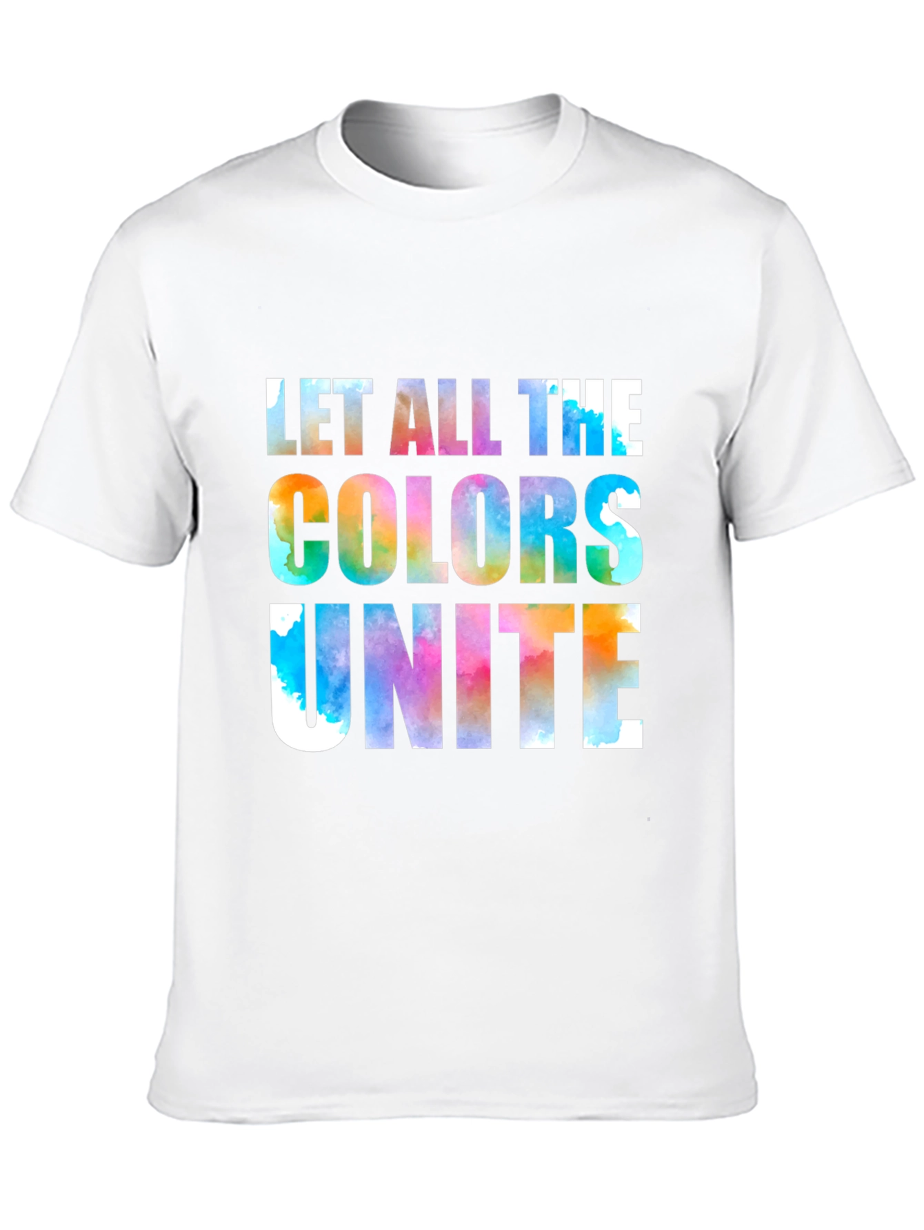 Colorful Unite Graphic T-Shirt