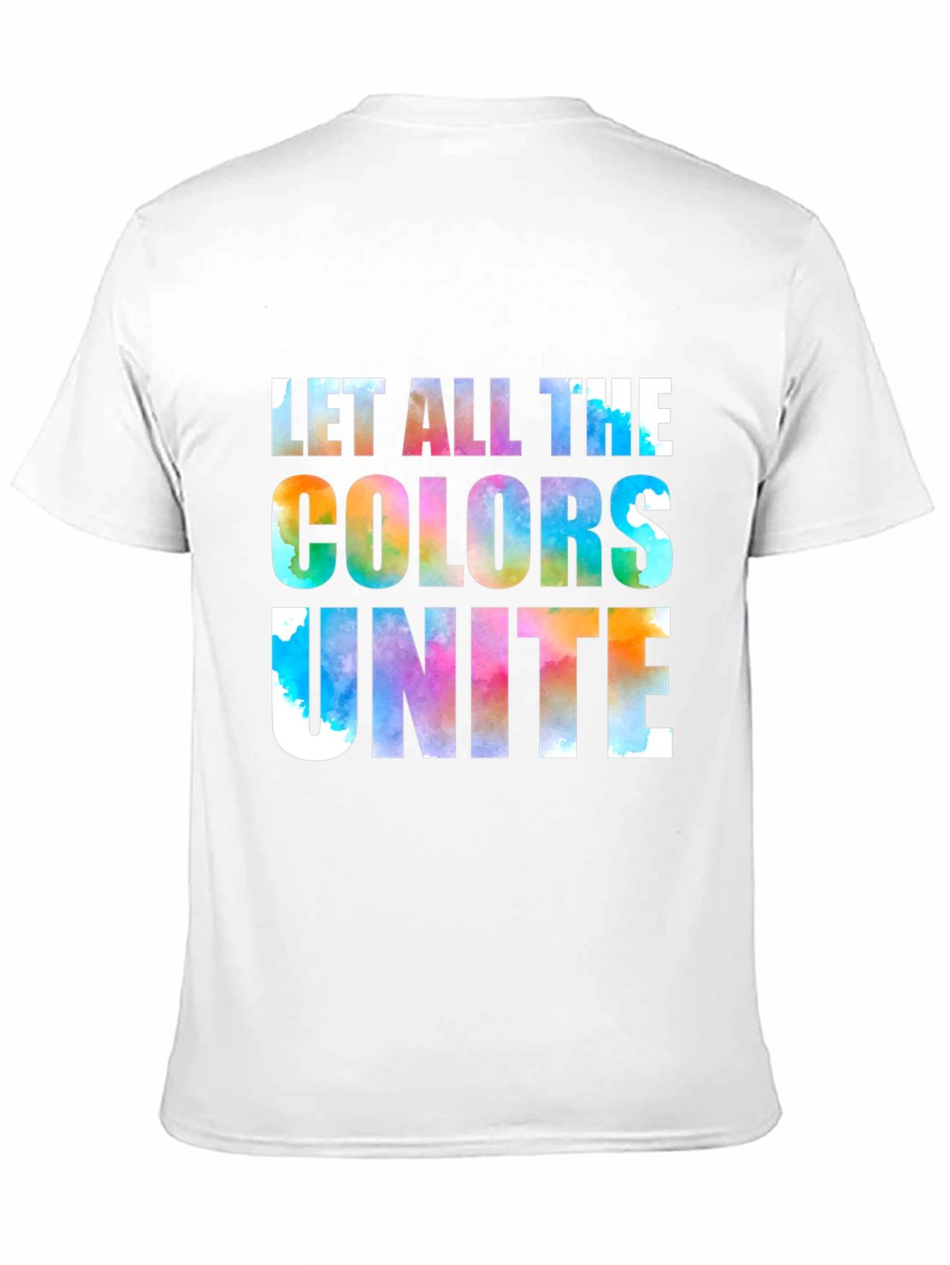 Colorful Unite Graphic T-Shirt