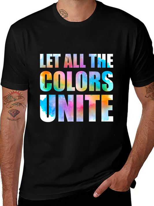 Colorful Unite Graphic T-Shirt