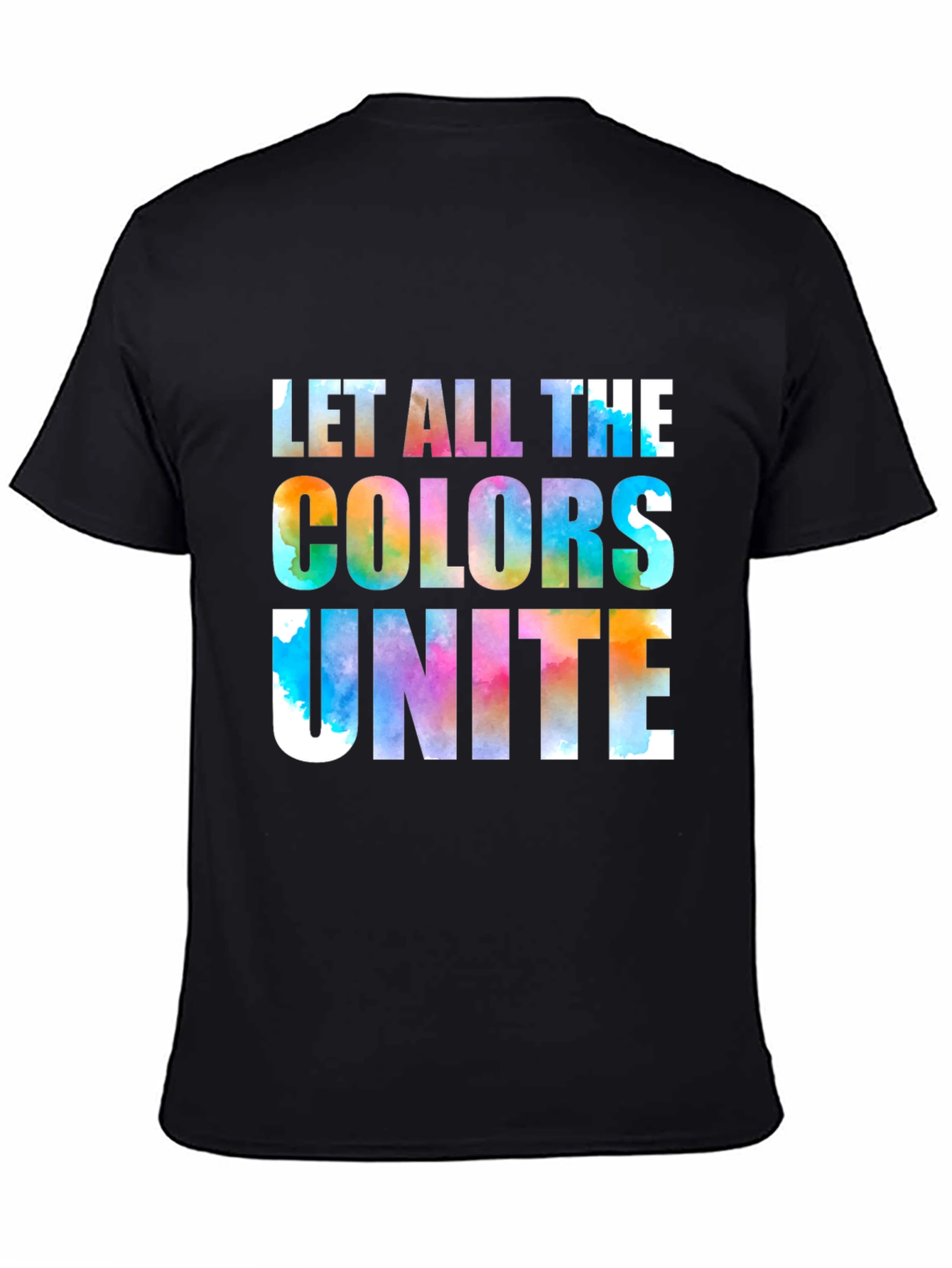 Colorful Unite Graphic T-Shirt