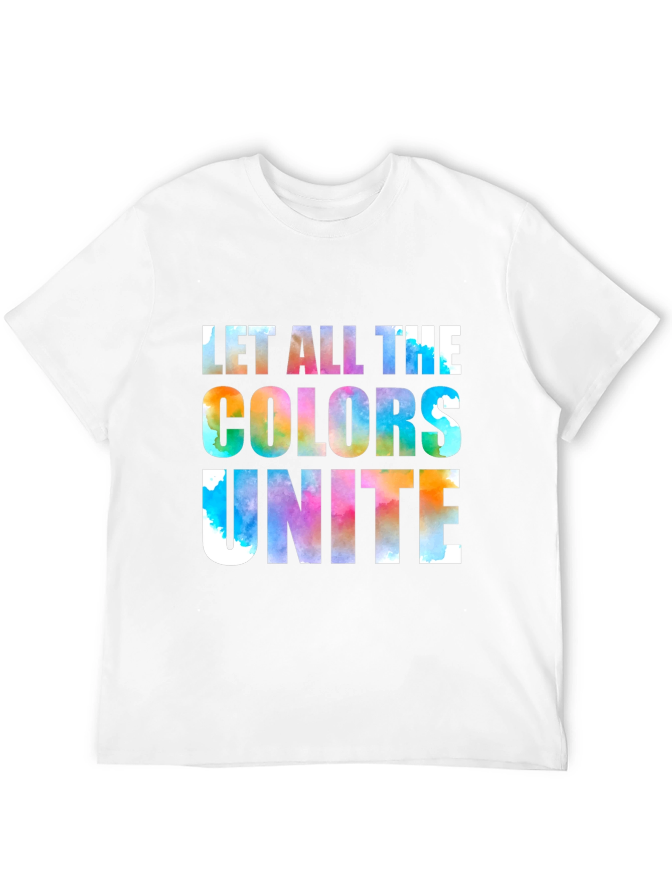 Colorful Unite Graphic T-Shirt