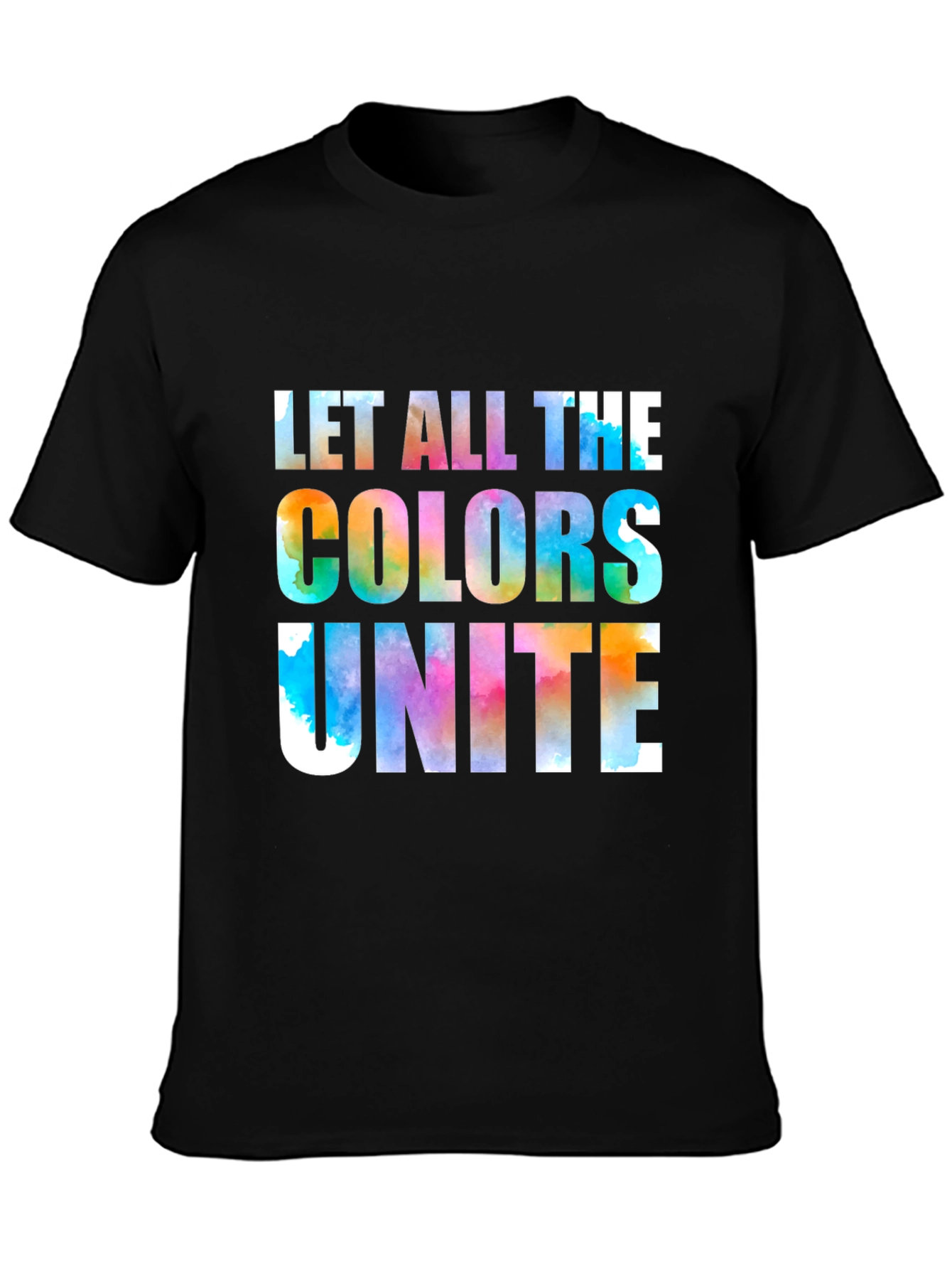 Colorful Unite Graphic T-Shirt
