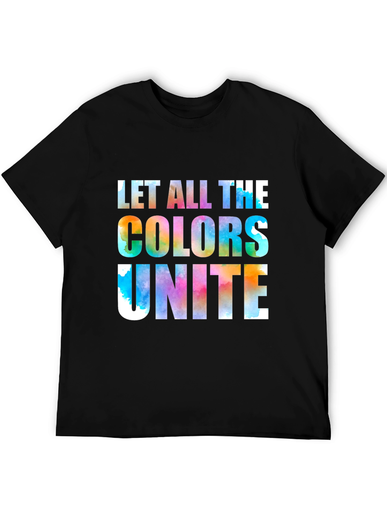 Colorful Unite Graphic T-Shirt
